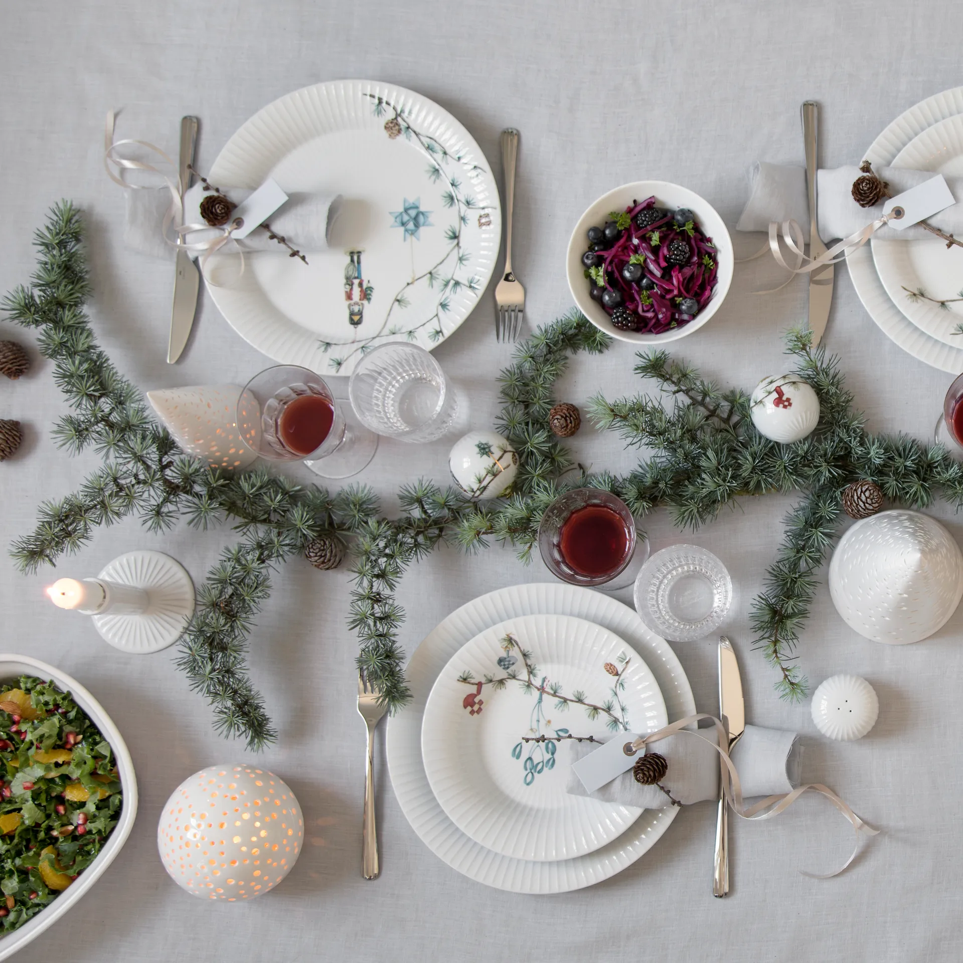 Hammershøi prato fundo de Natal, 21 cm Kähler