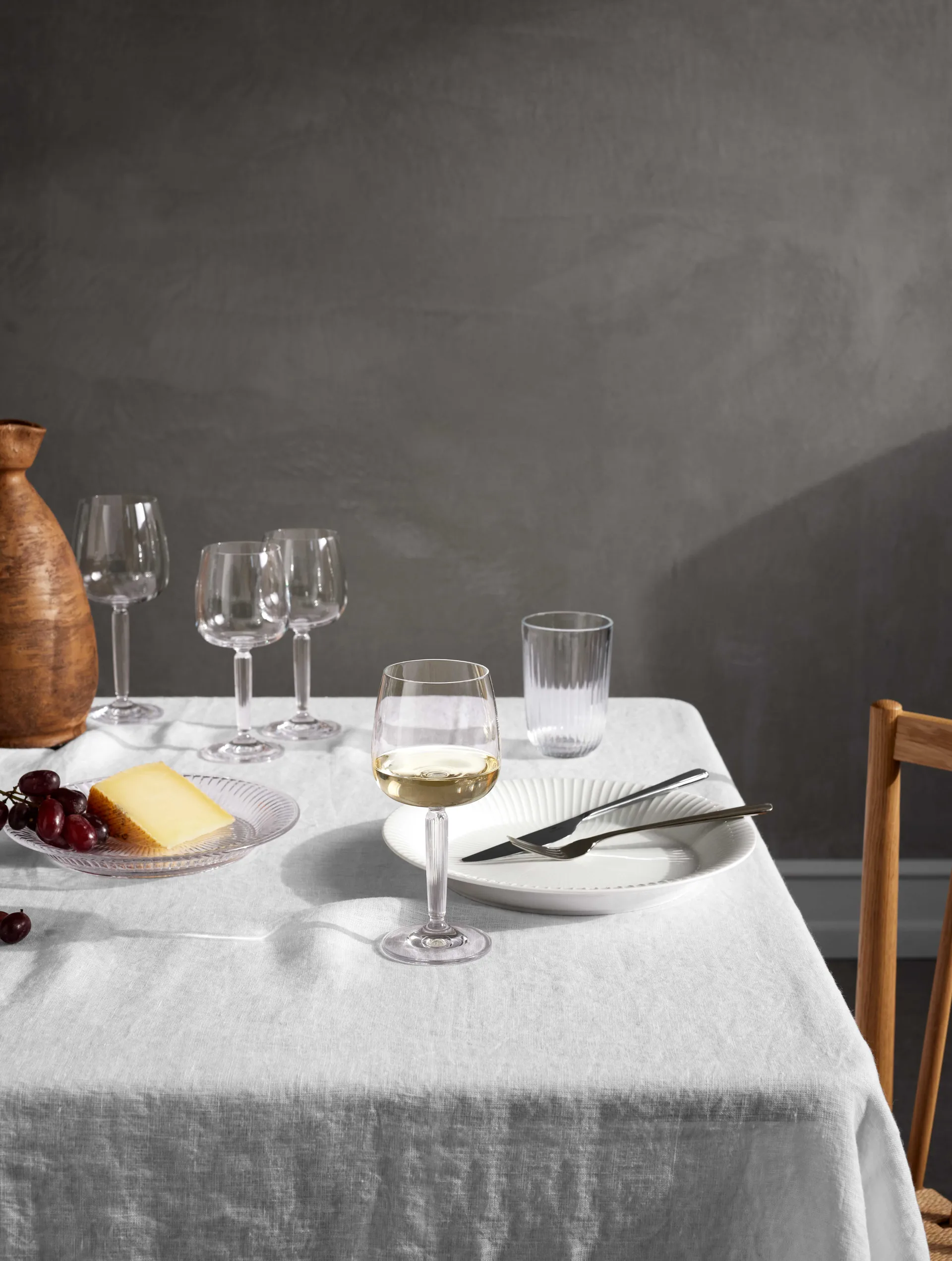 Hammershøi taça de vinho branco 35 cl 2 unidades, Transparente Kähler