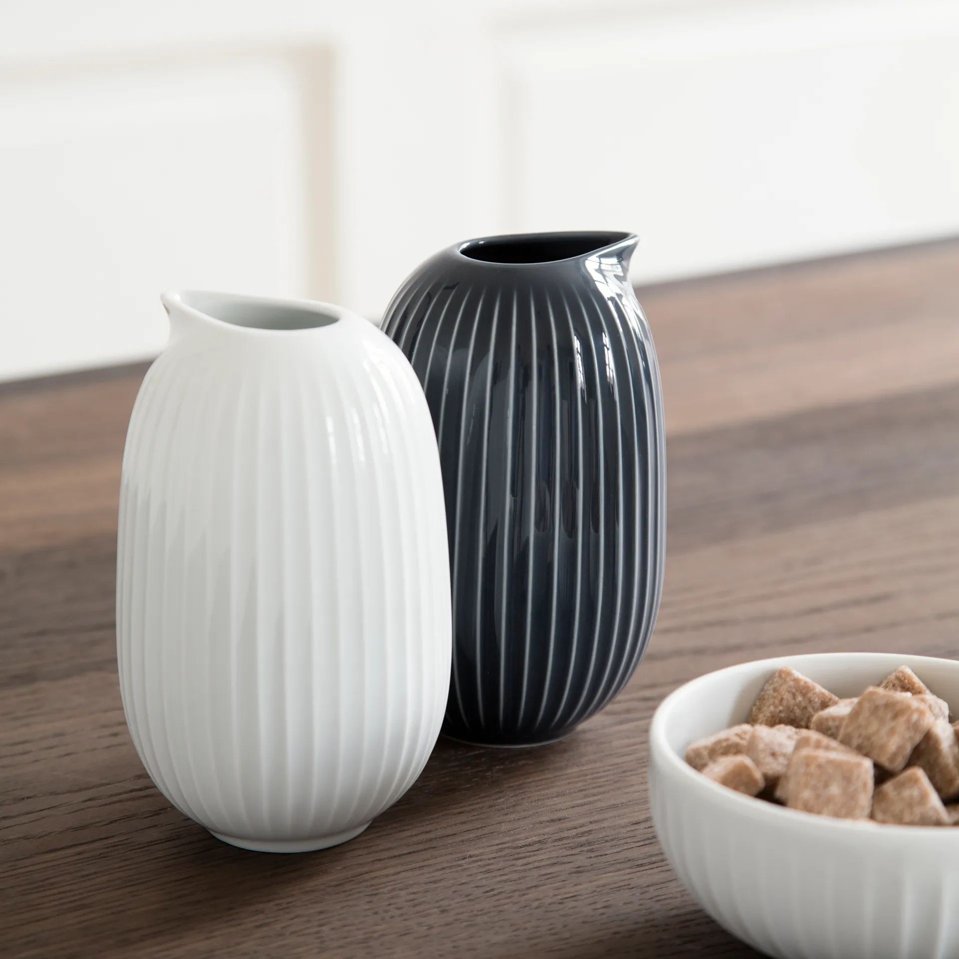 Jarro de leite Hammershøi, branco Kähler