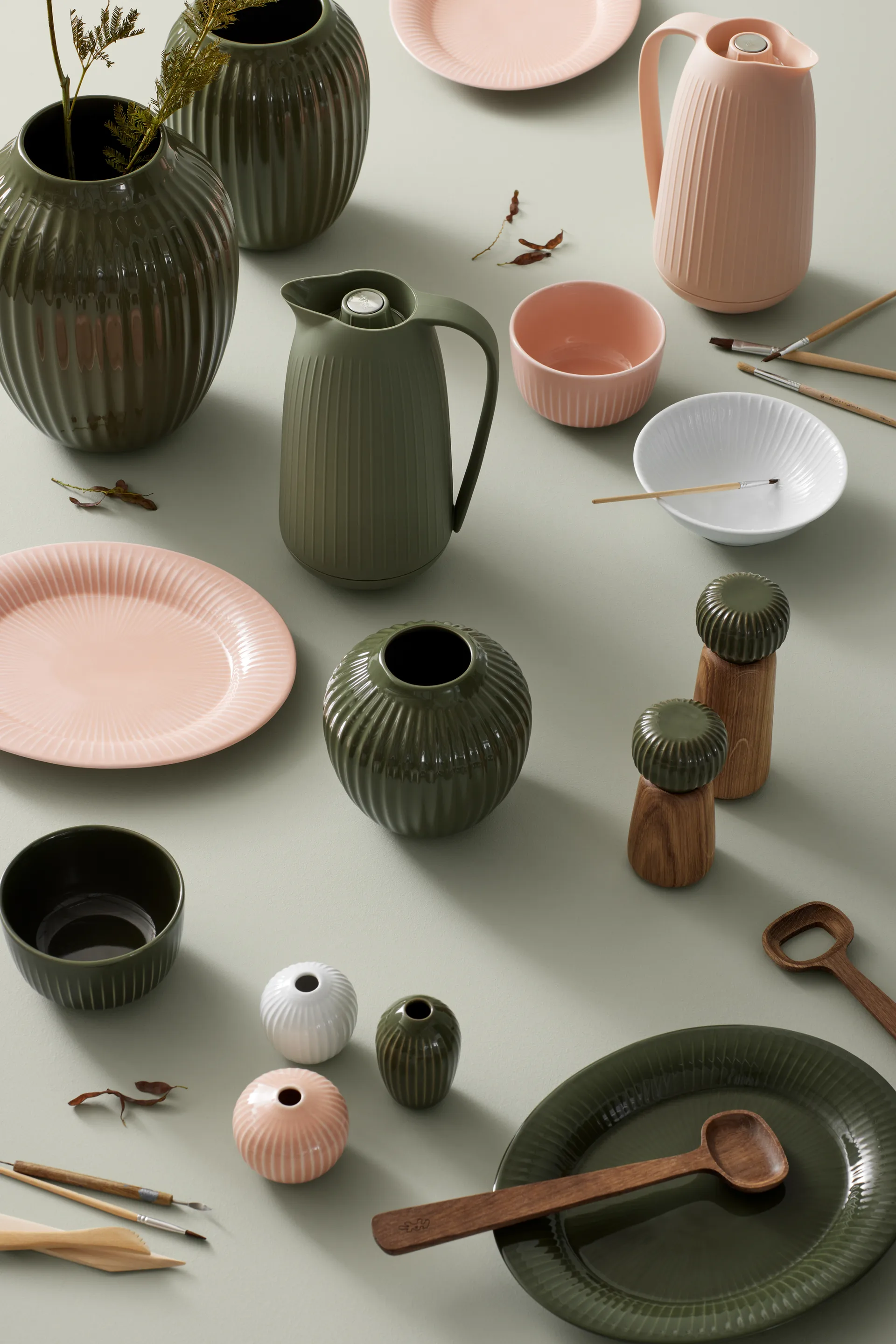 Moinho de especiarias pequeno Hammershøi, Dark green Kähler