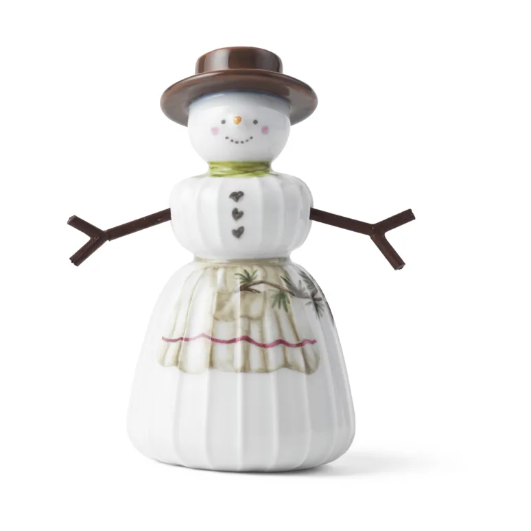 Mulher de neve Hammershøi Christmas, Branco Kähler