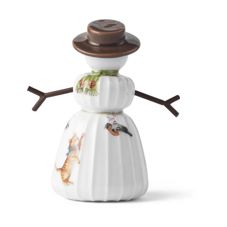 Mulher de neve Hammershøi Christmas, Branco Kähler