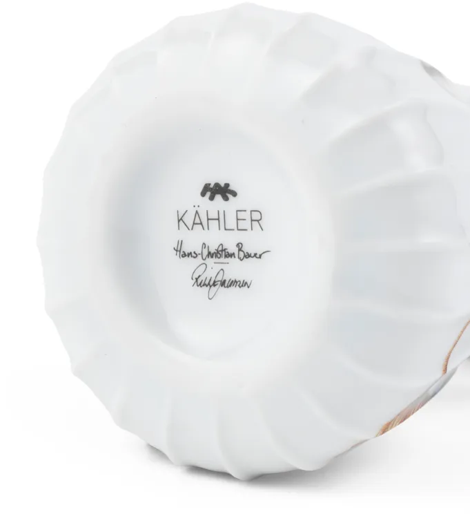 Mulher de neve Hammershøi Christmas, Branco Kähler