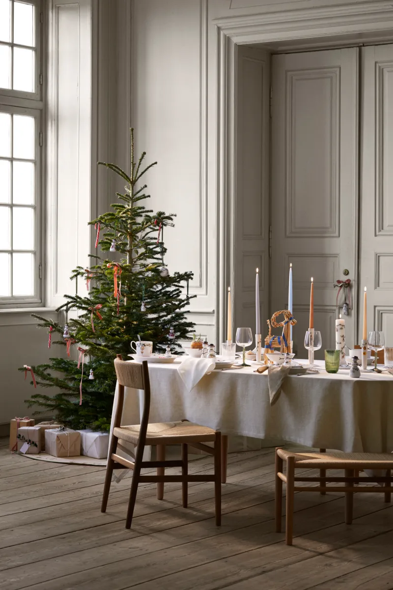 Mulher de neve Hammershøi Christmas, Branco Kähler