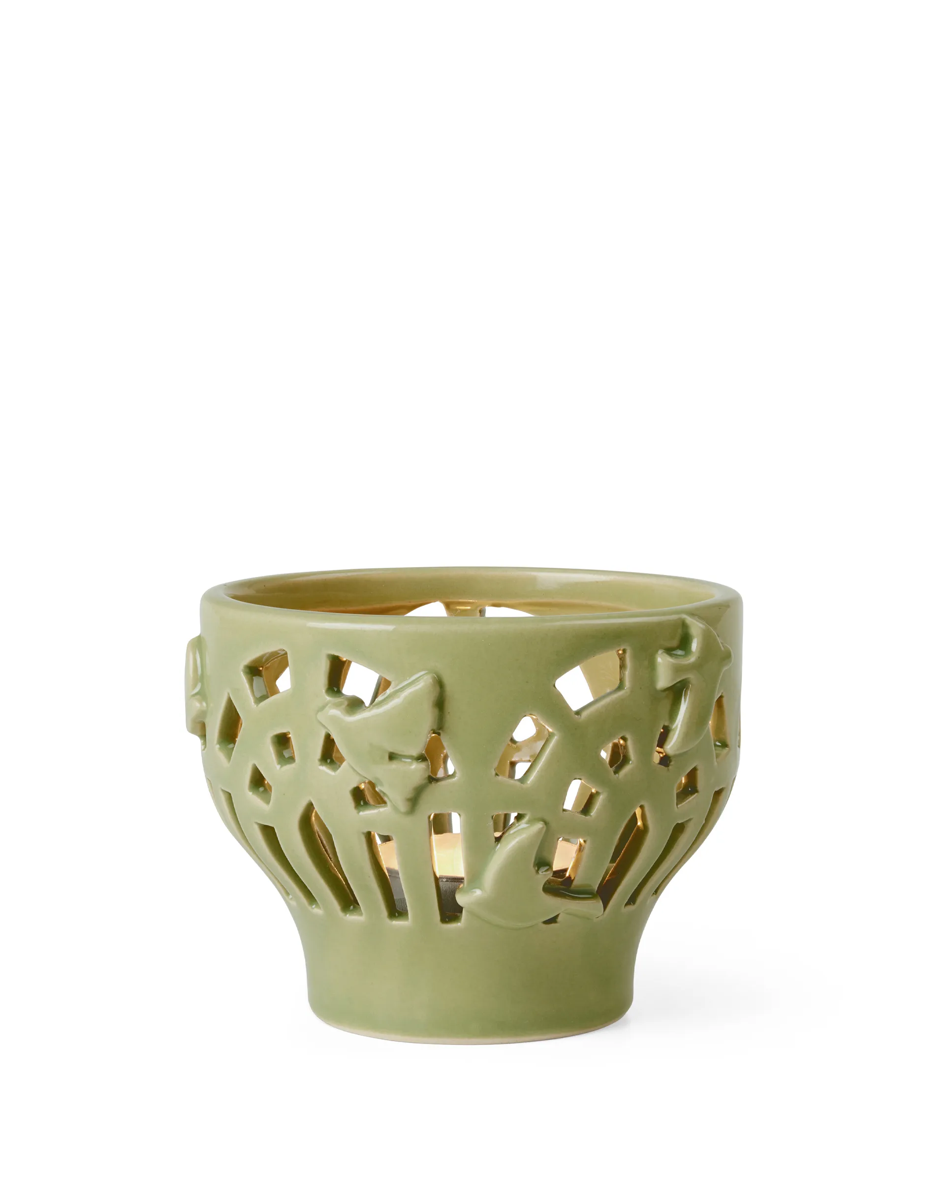 Orangery suporte de vela Ø9 cm, Spring leaf Kähler