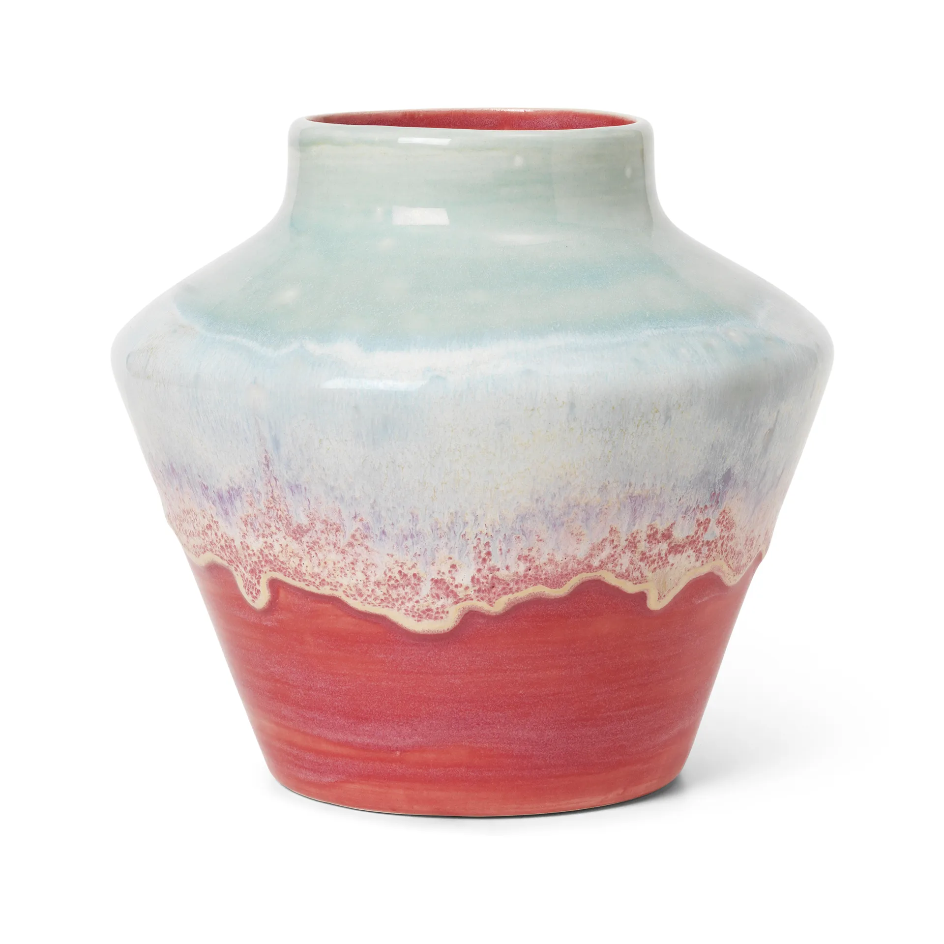 Poppery vaso 20,5 cm, Mint-rosa Kähler