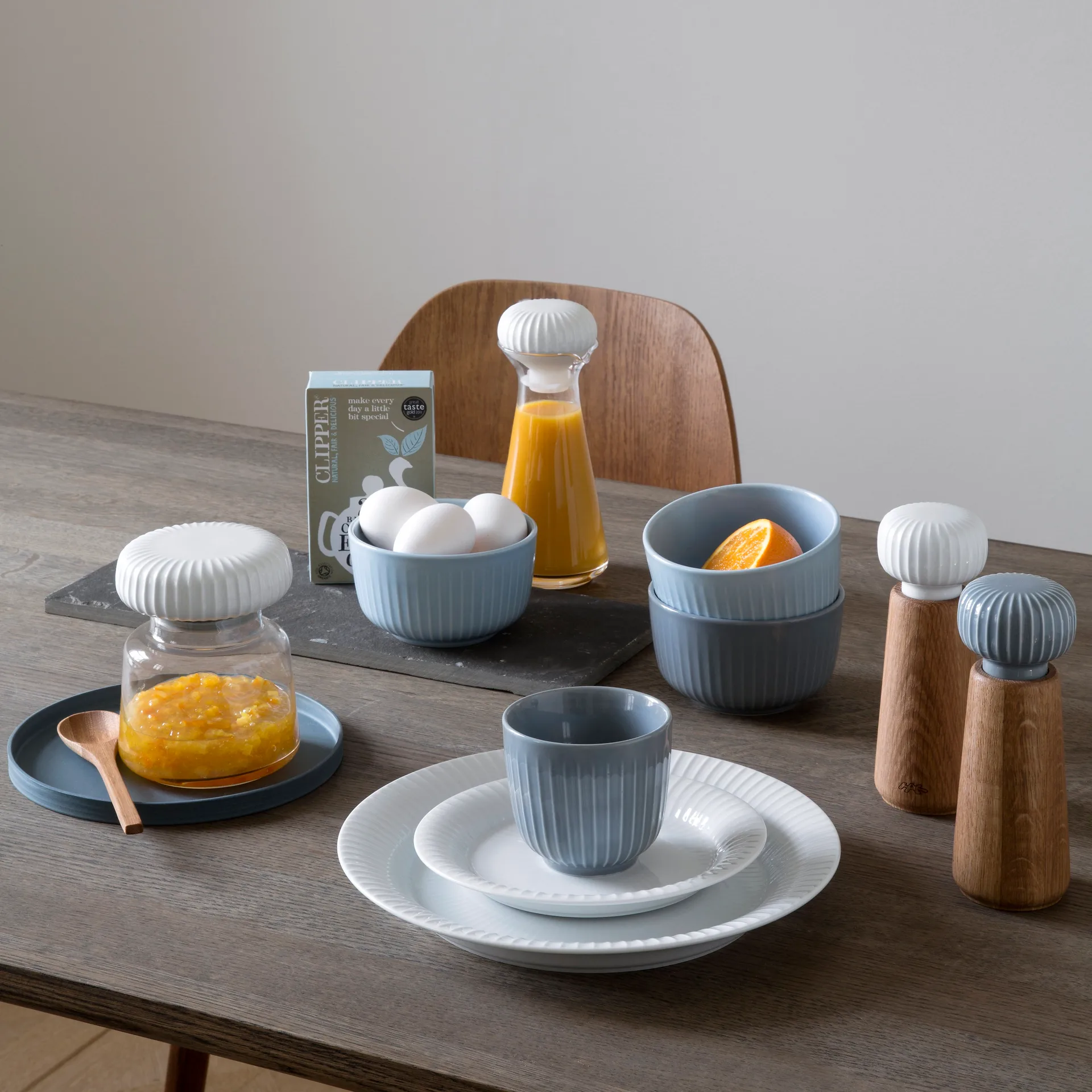 Prato branco Hammershøi, Ø19 cm Kähler