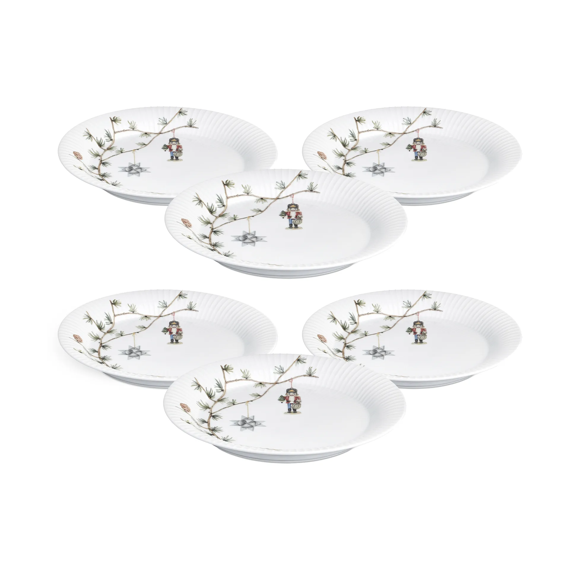 Prato Hammershøi Christmas Ø27 cm embalagem de 6,  Kähler