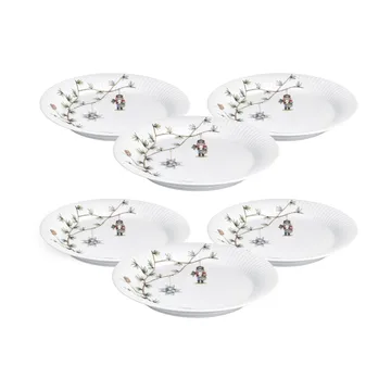 Prato Hammershøi Christmas Ø27 cm embalagem de 6 - Kähler