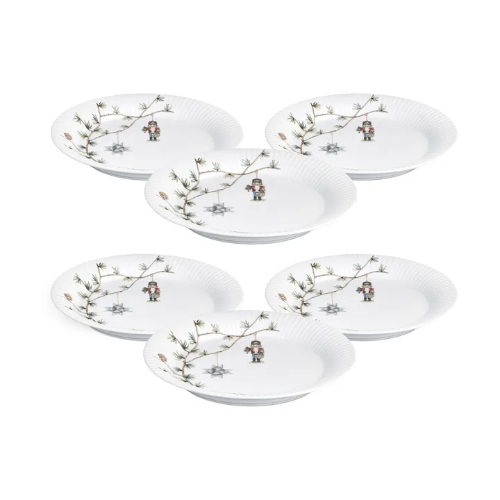 Prato Hammershøi Christmas Ø27 cm embalagem de 6 - Kähler