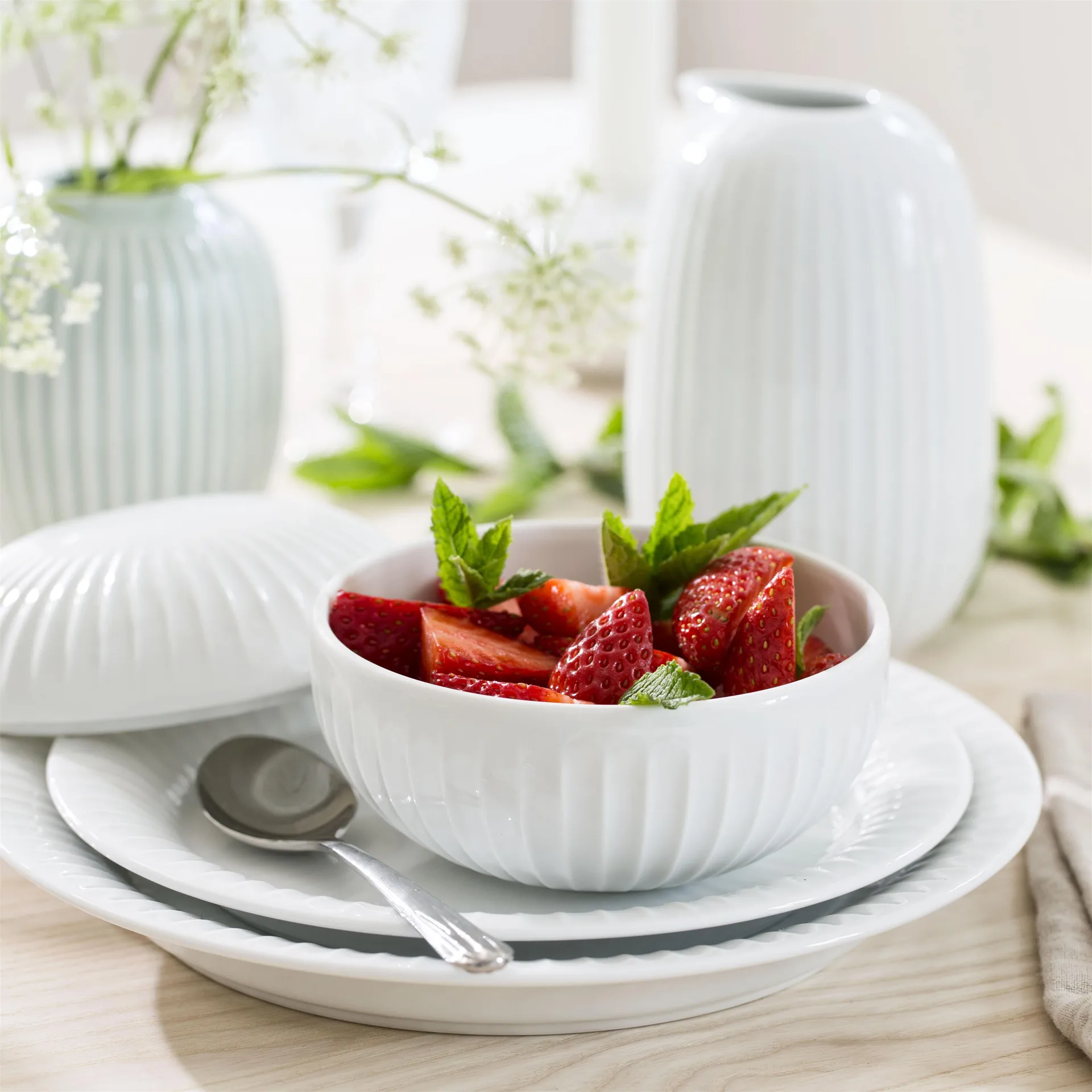 Recipiente Hammershøi, branco Kähler