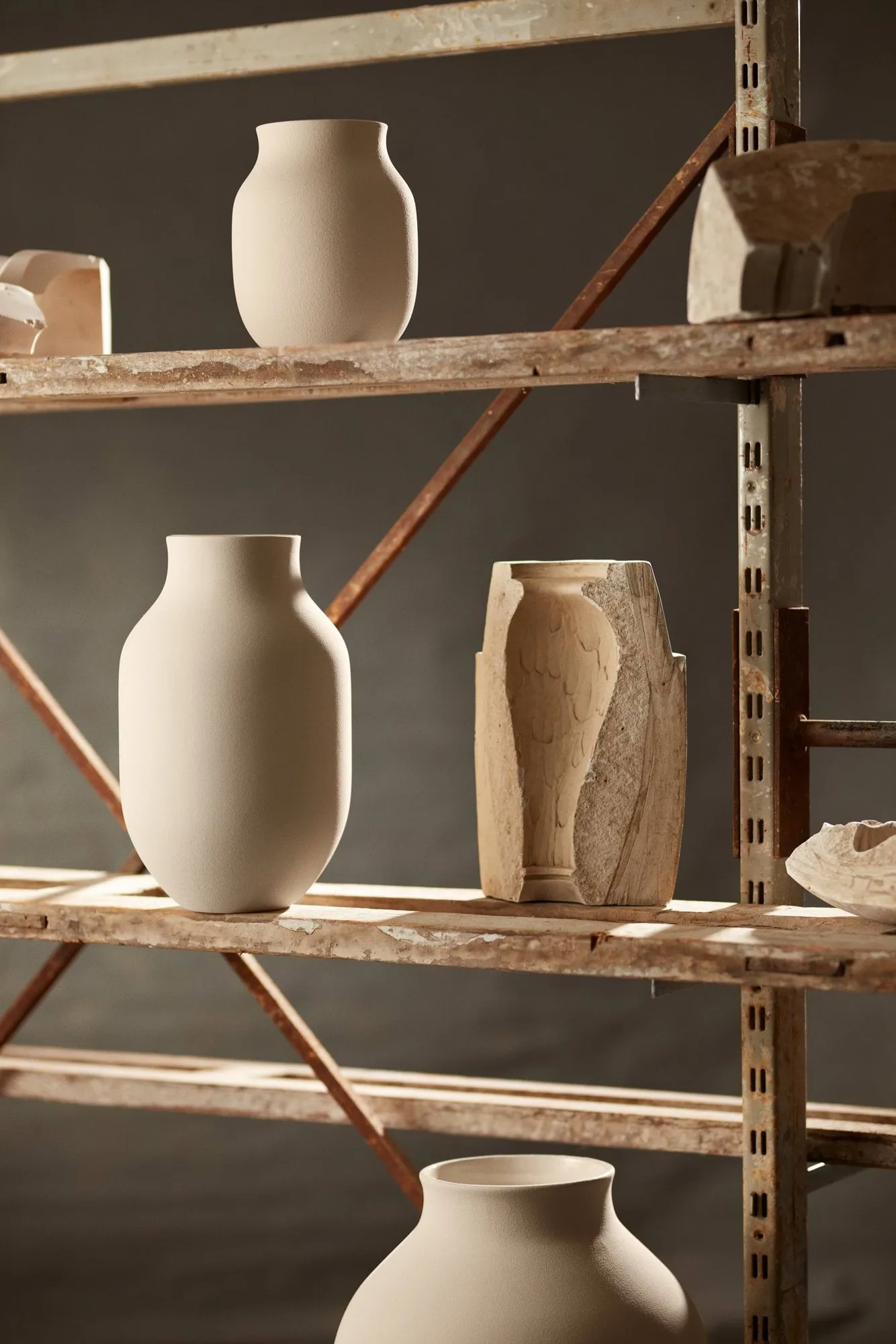 Studio Omaggio jarra, Areia, 20 cm Kähler