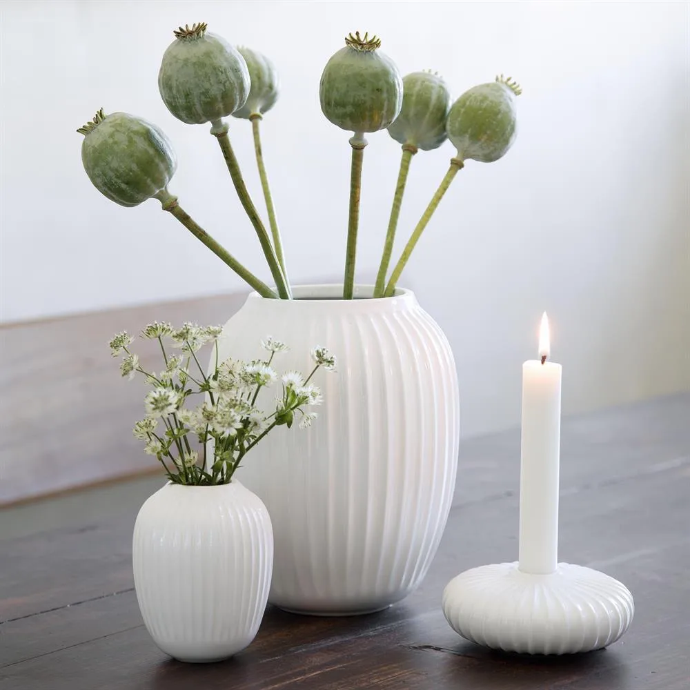 Suporte de velas Hammershøi mini, branco Kähler