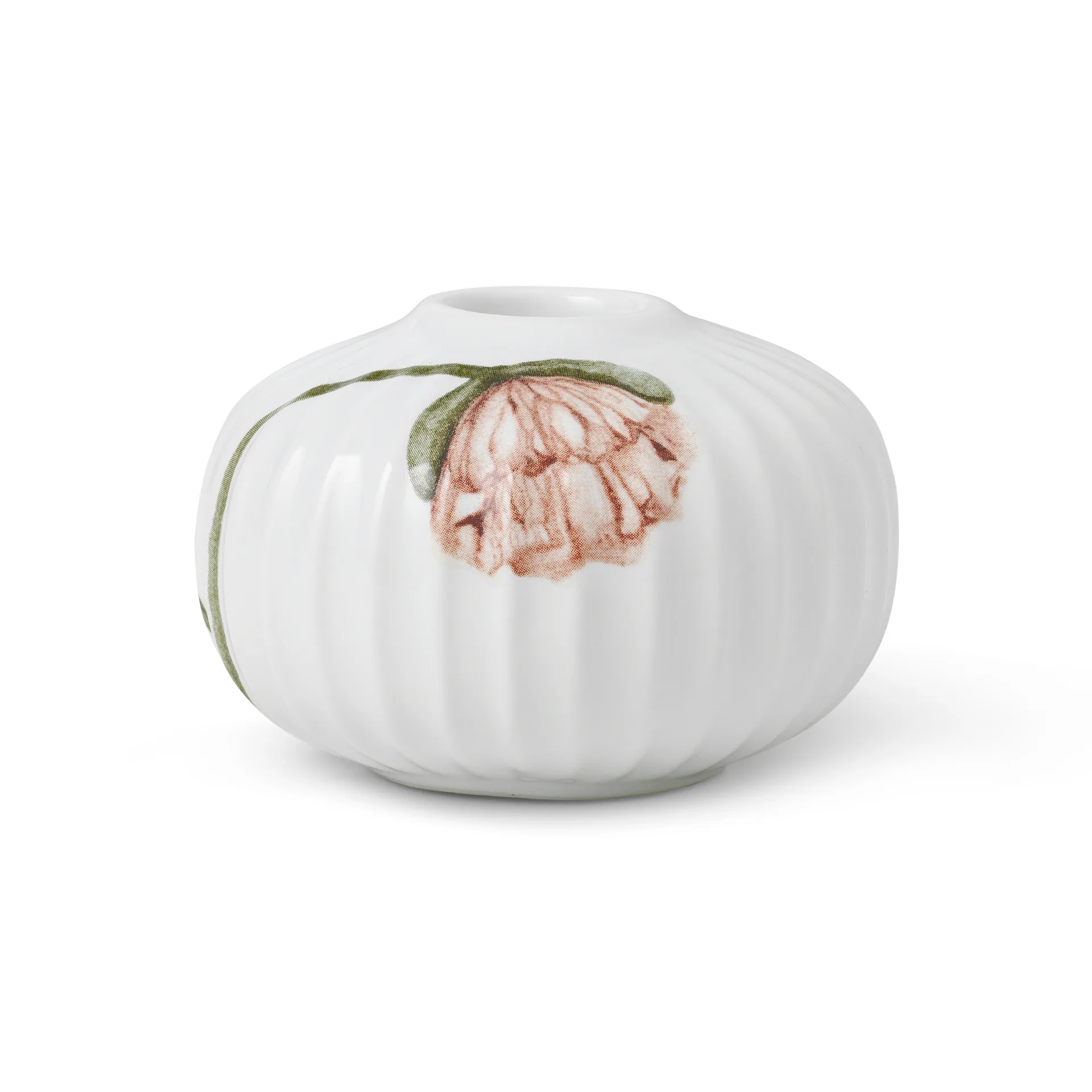 Suporte de velas Hammershøi Poppy Ø7,5 cm, branco Kähler