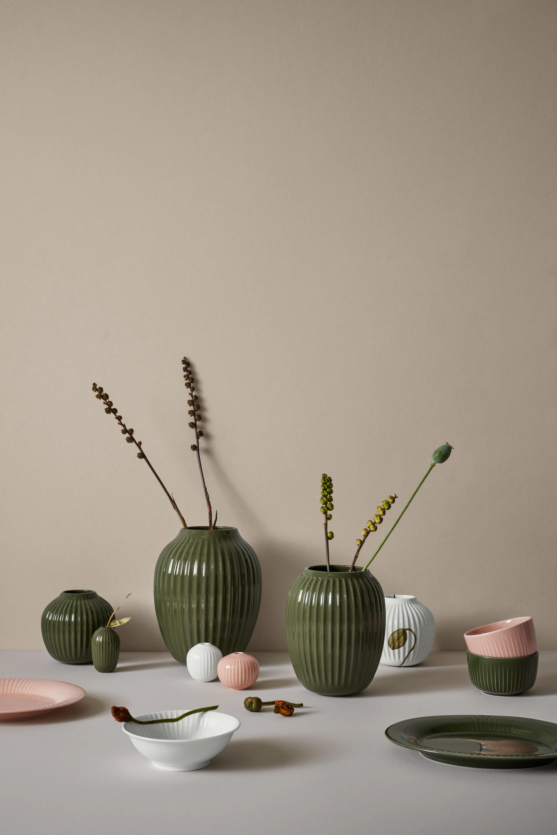 Tigela Hammershøi Ø12 cm, Dark green Kähler
