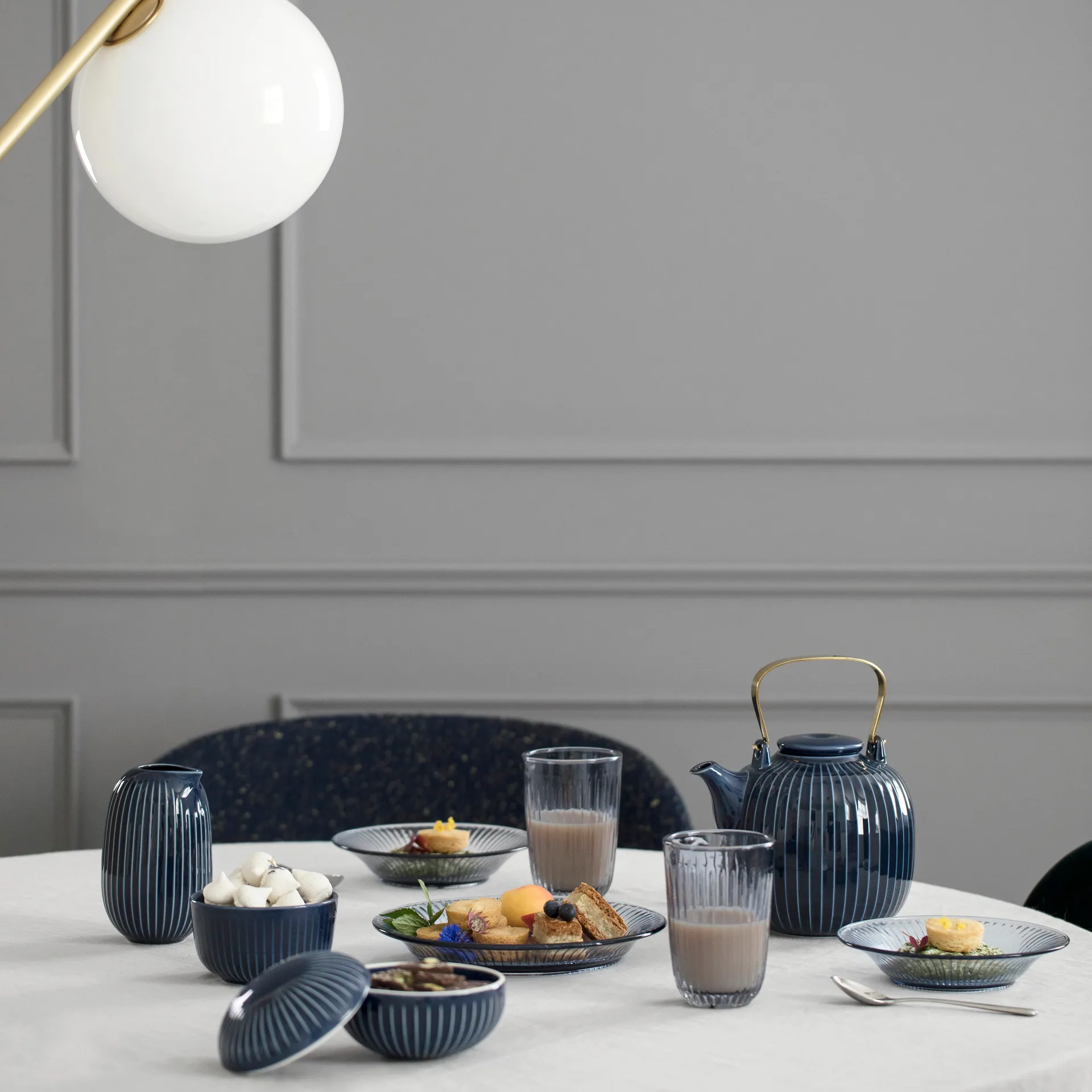 Tigela Hammershøi Ø12 cm, índigo Kähler