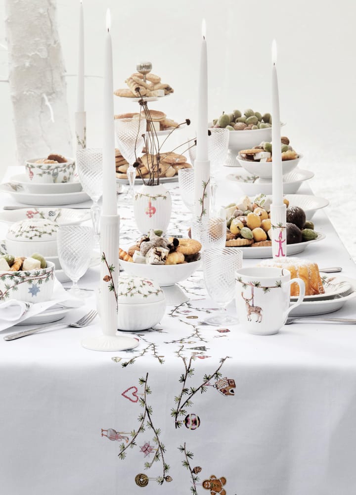 Toalha de mesa Hammershøi Christmas 150x370 cm, Branco Kähler