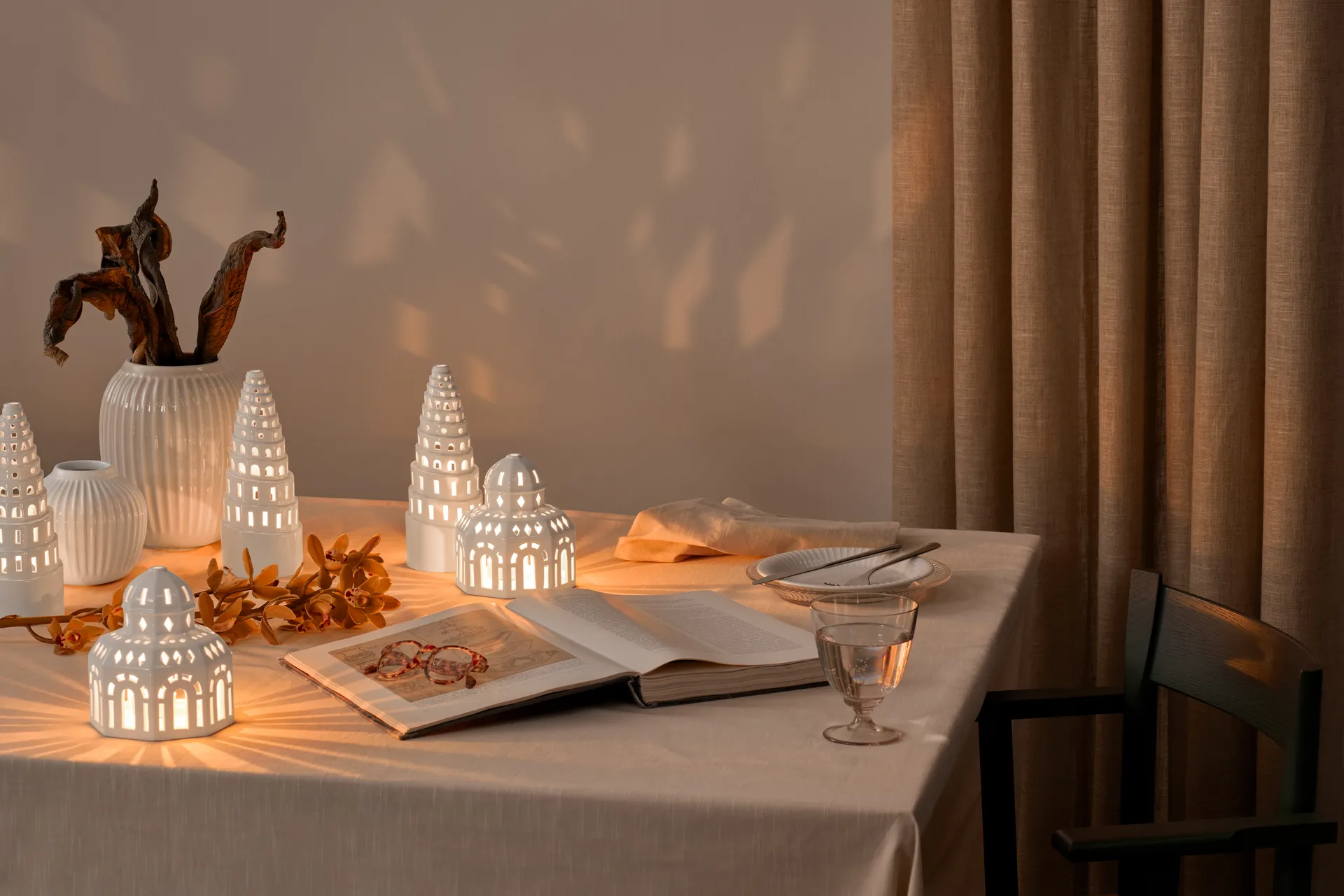 Urbania suporte de velas , Vidro Kähler