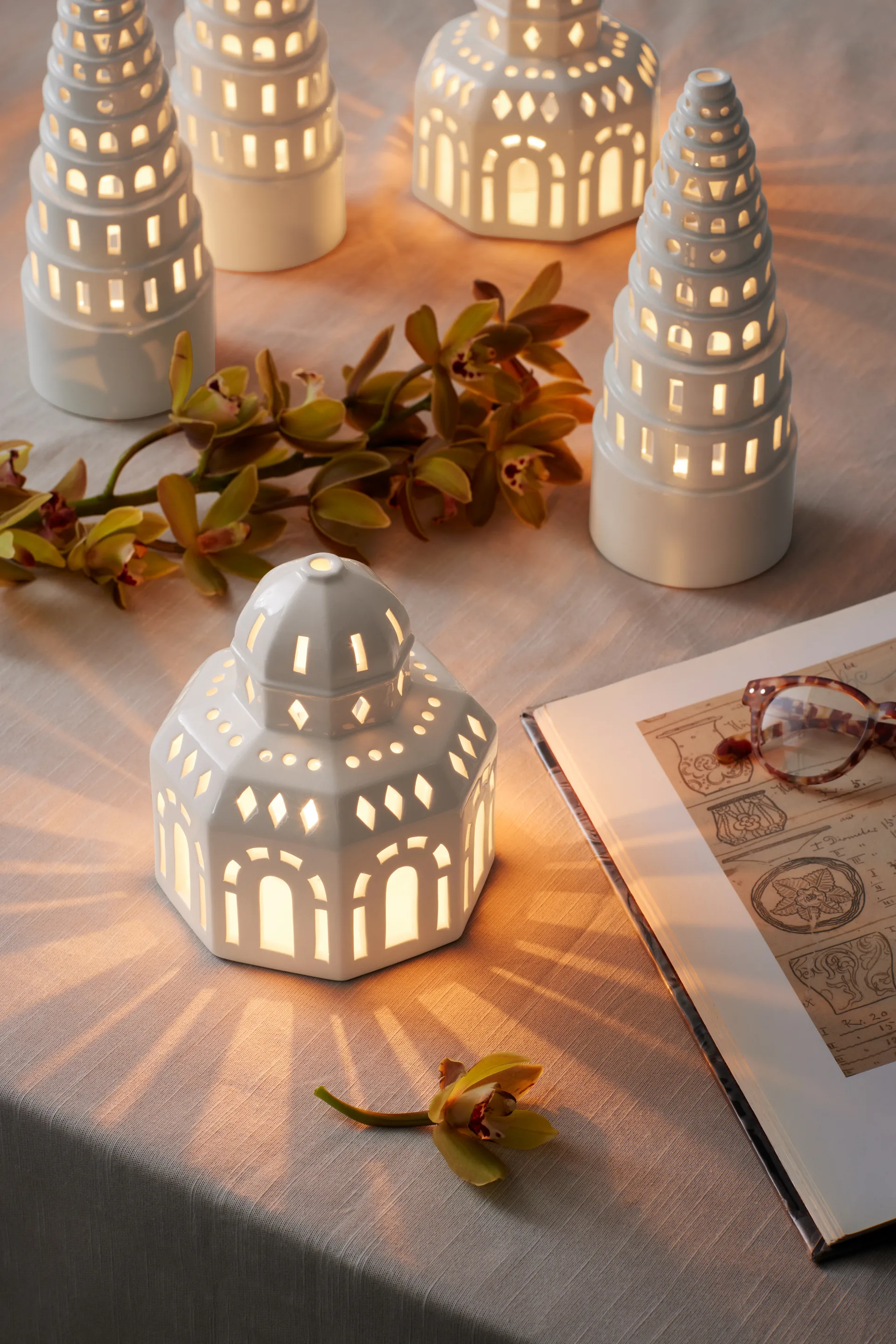 Urbania suporte de velas , Vidro Kähler