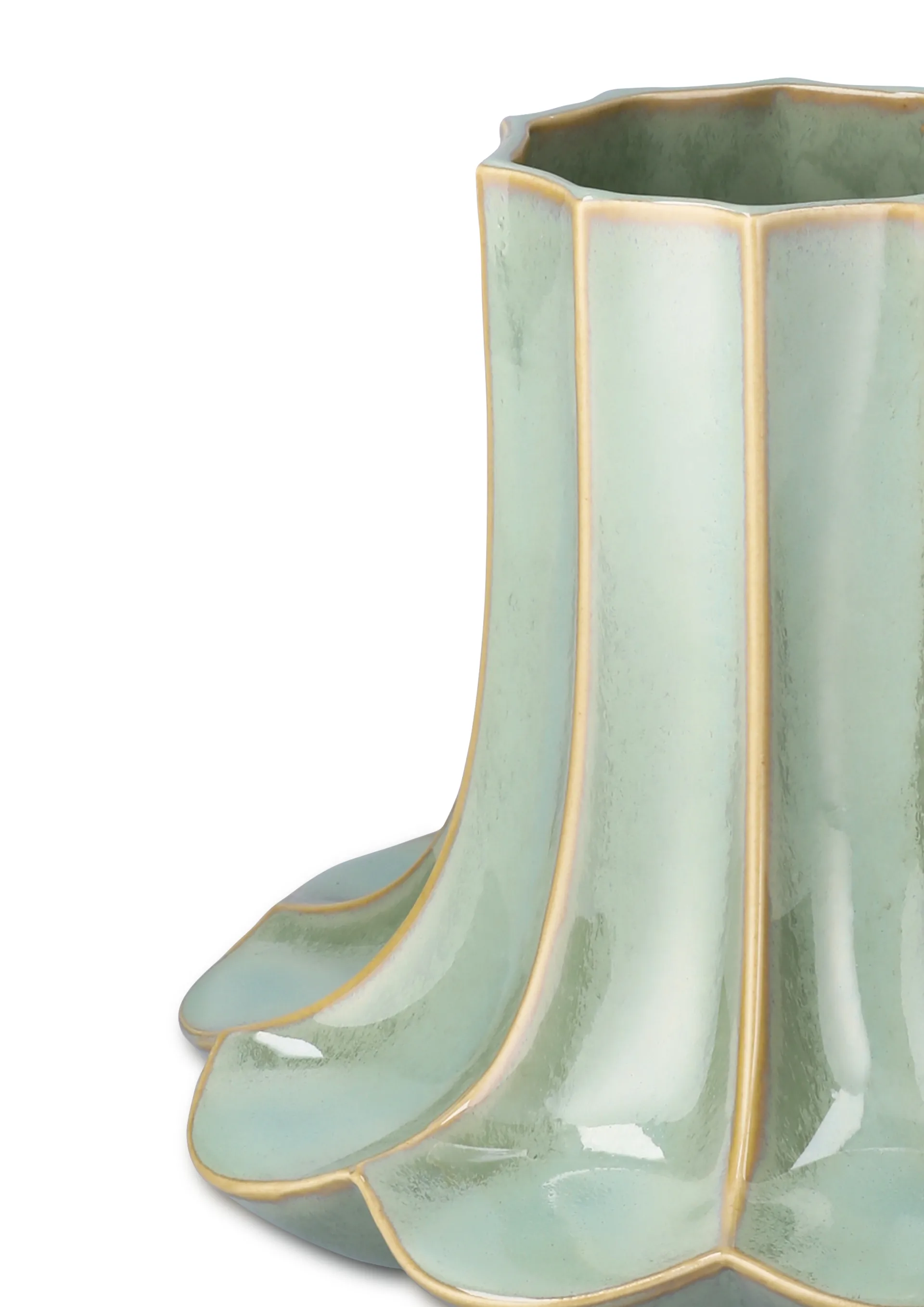 Vaso Cantarelo, Verde, 20,5 cm Kähler