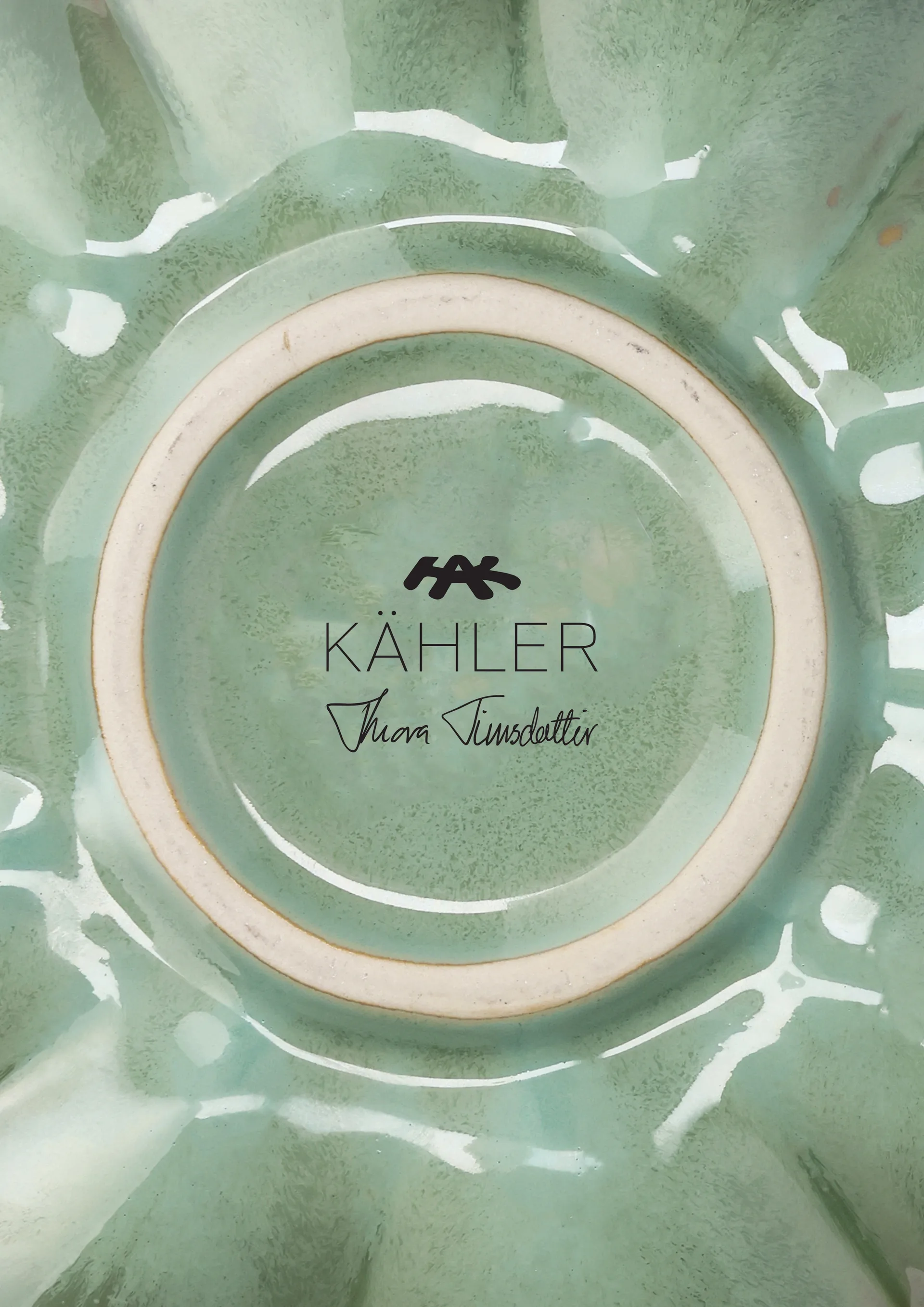 Vaso Cantarelo, Verde, 20,5 cm Kähler