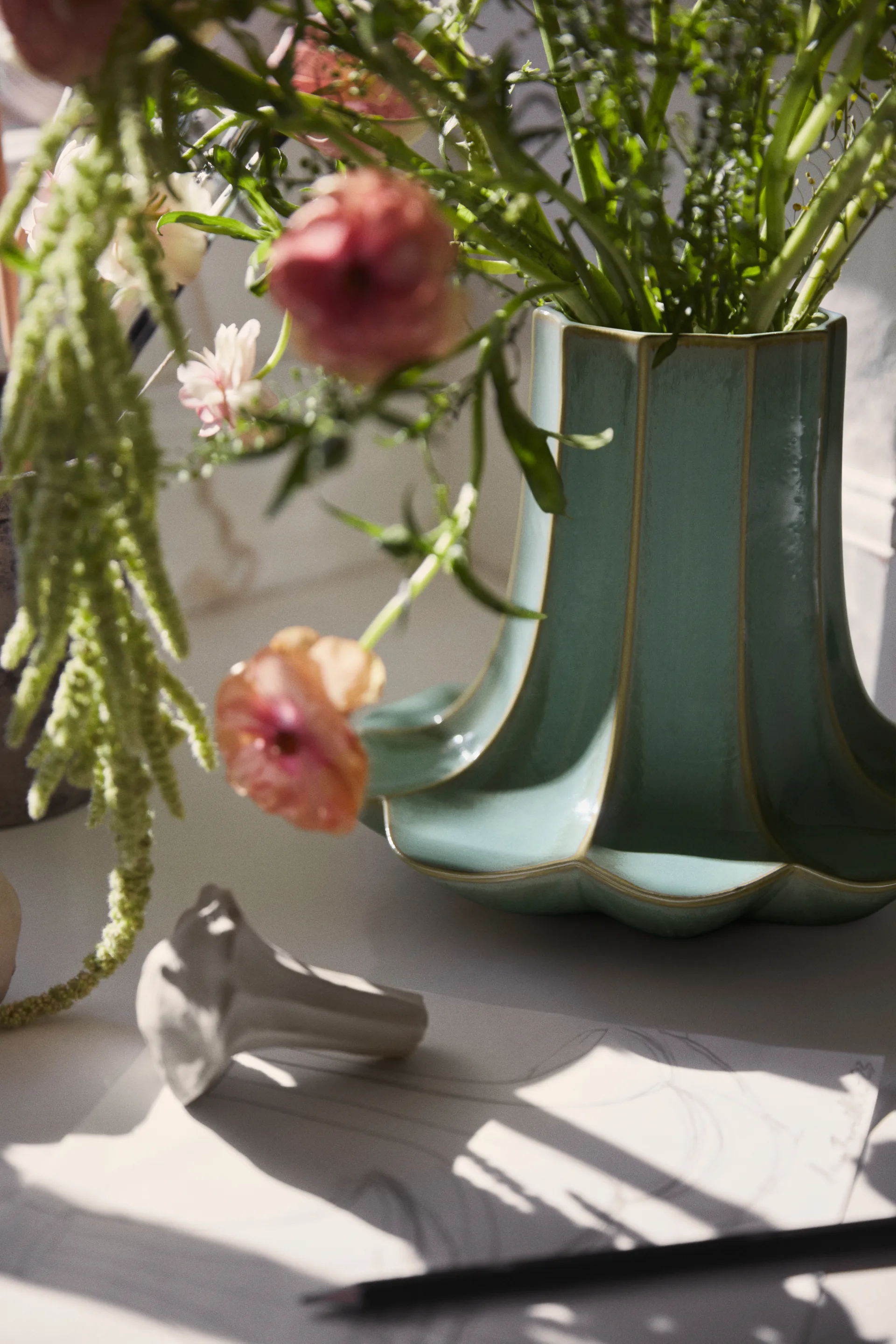 Vaso Cantarelo, Verde, 20,5 cm Kähler