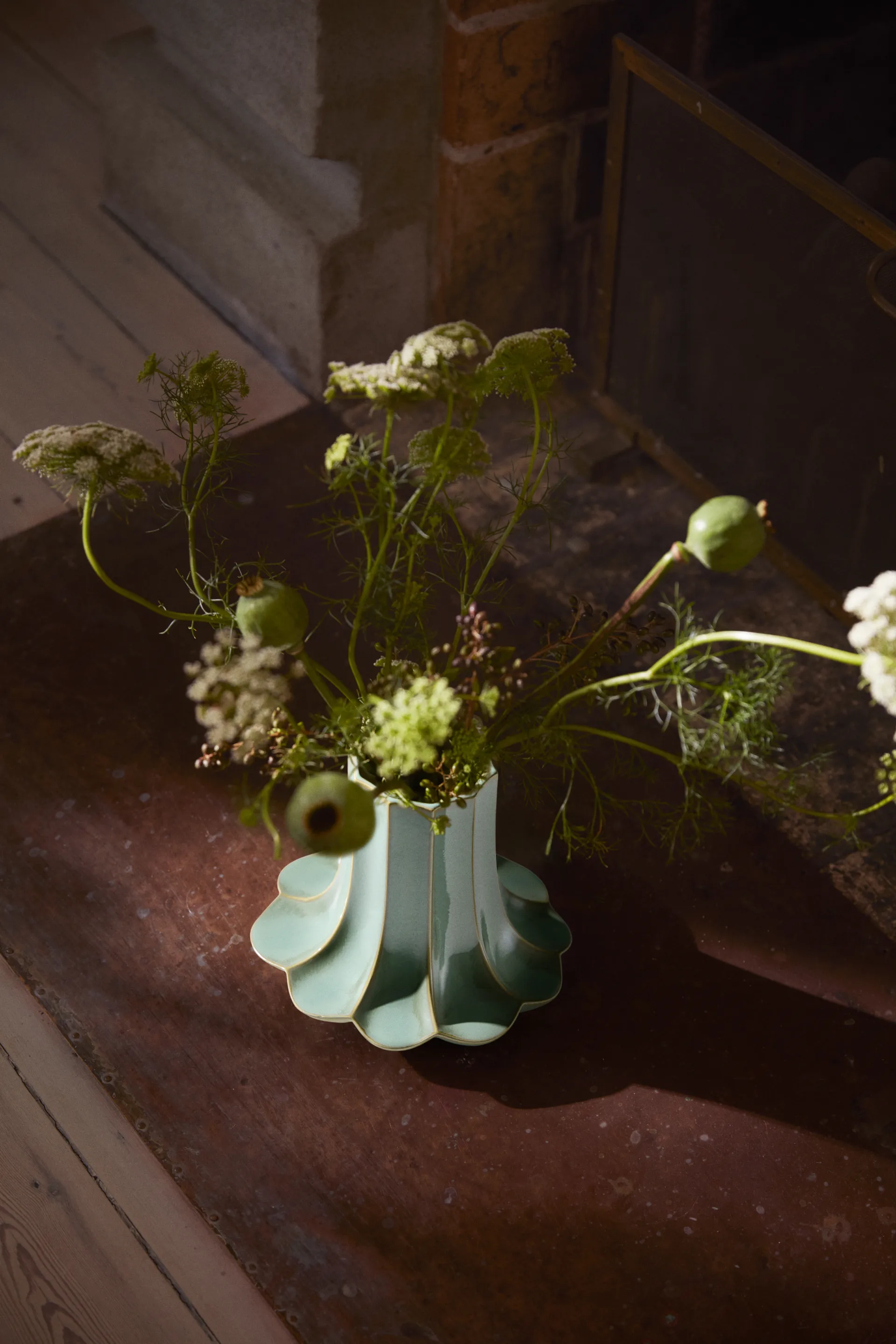 Vaso Cantarelo, Verde, 20,5 cm Kähler