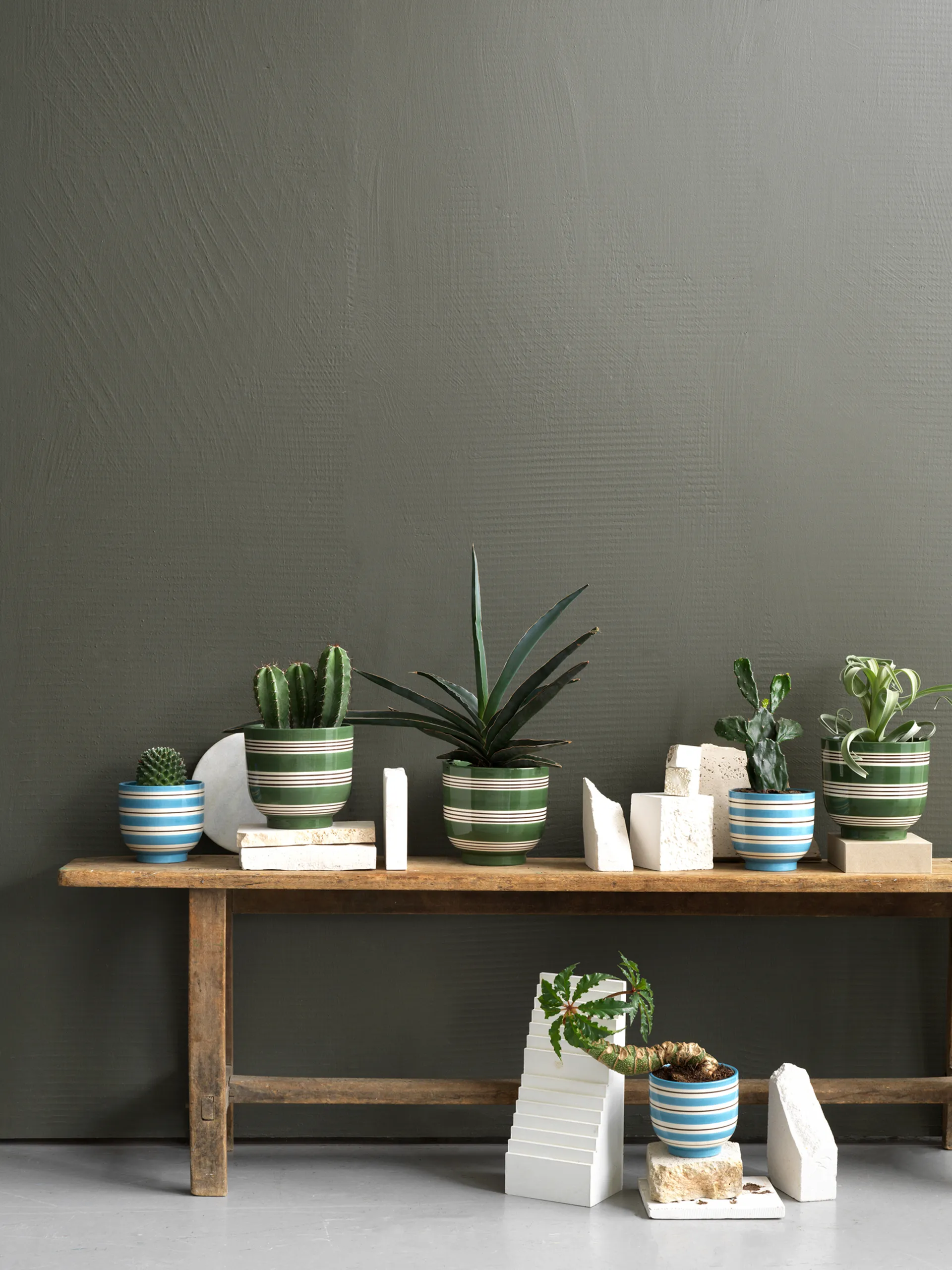 Vaso de flores Omaggio Nuovo Ø15 cm, Verde Kähler