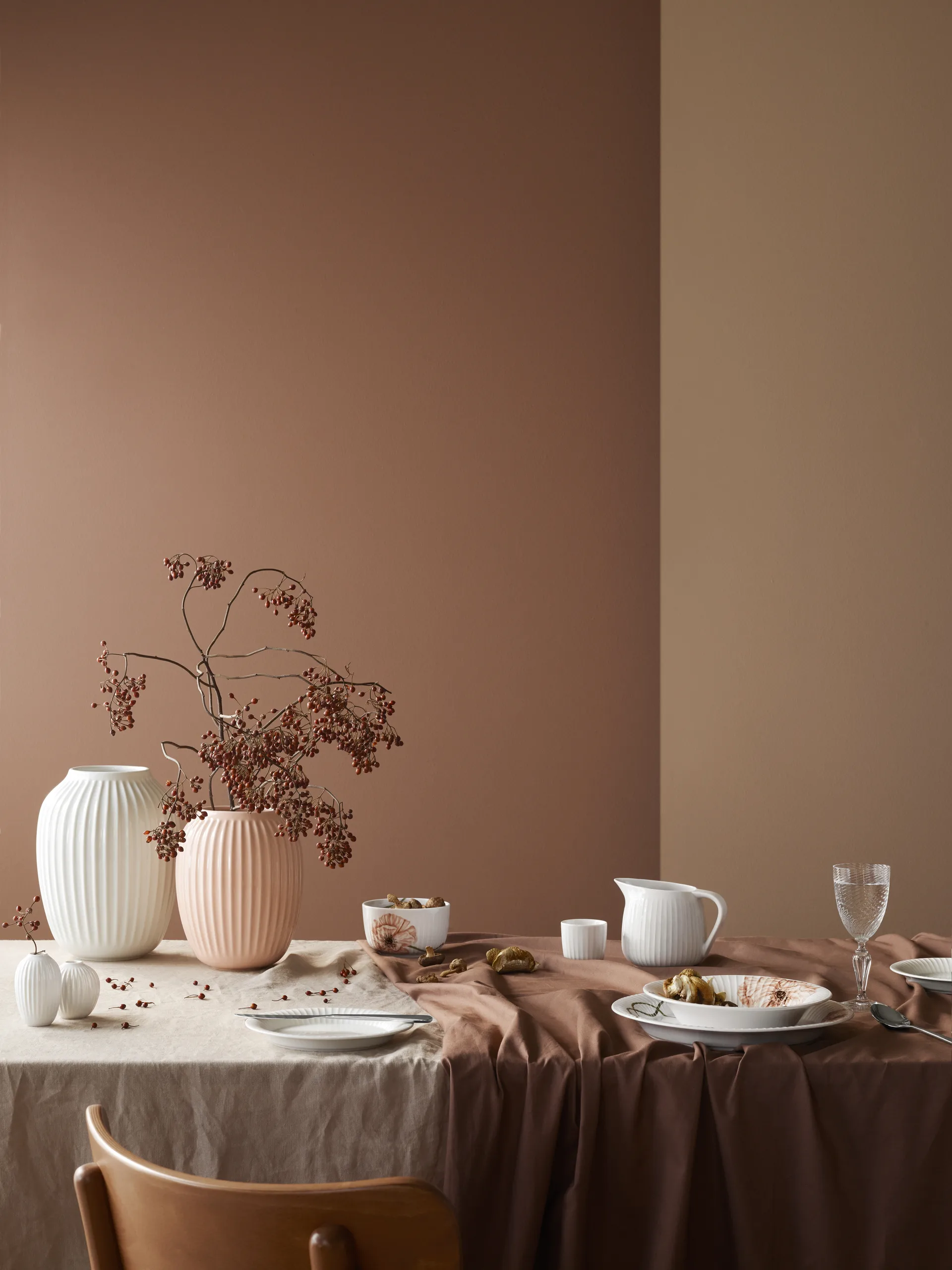 Vaso grande Hammershøi, branco Kähler