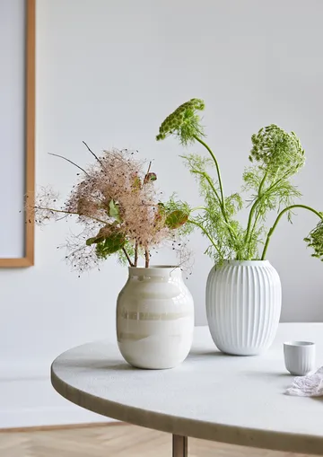 Vaso Hammershøi - Branco, médio 21 cm - Kähler