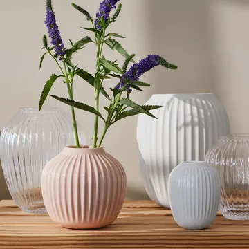 Vaso Hammershøi - Branco, médio 21 cm - Kähler