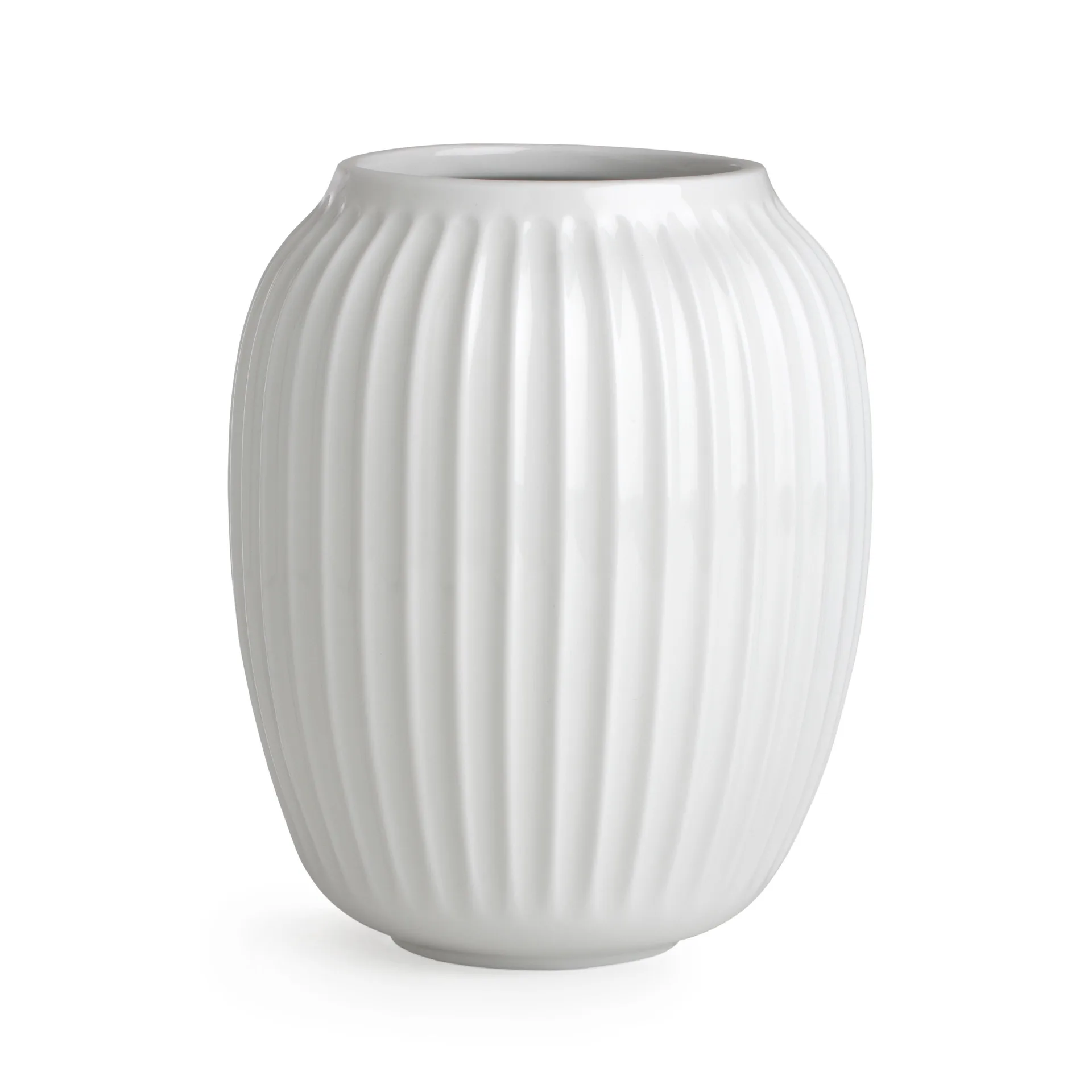 Vaso Hammershøi, Branco, médio 21 cm Kähler