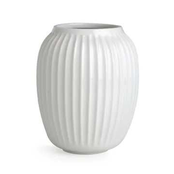 Vaso Hammershøi - Branco, médio 21 cm - Kähler