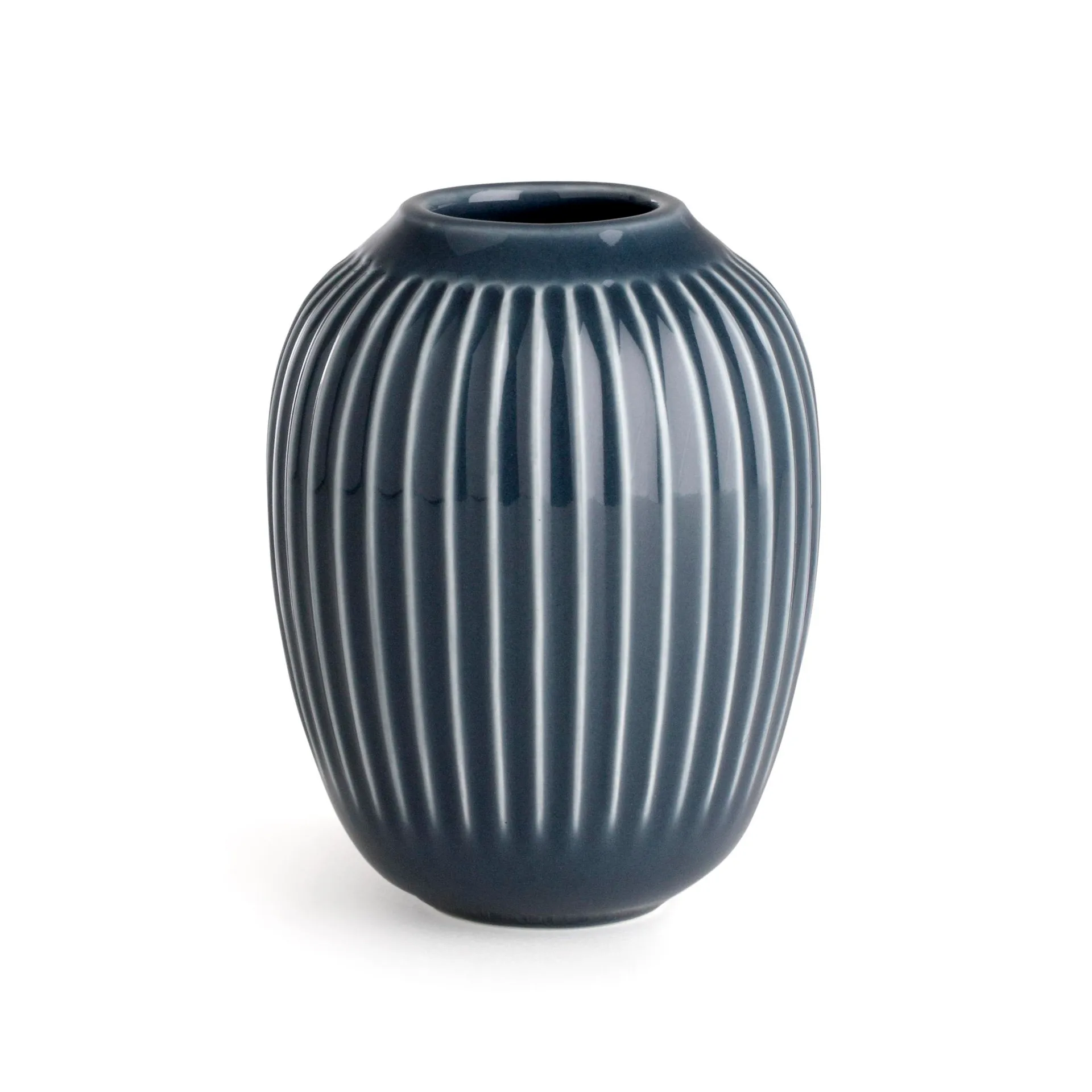 Vaso Hammershøi, Cinza antracite, mini 10 cm Kähler