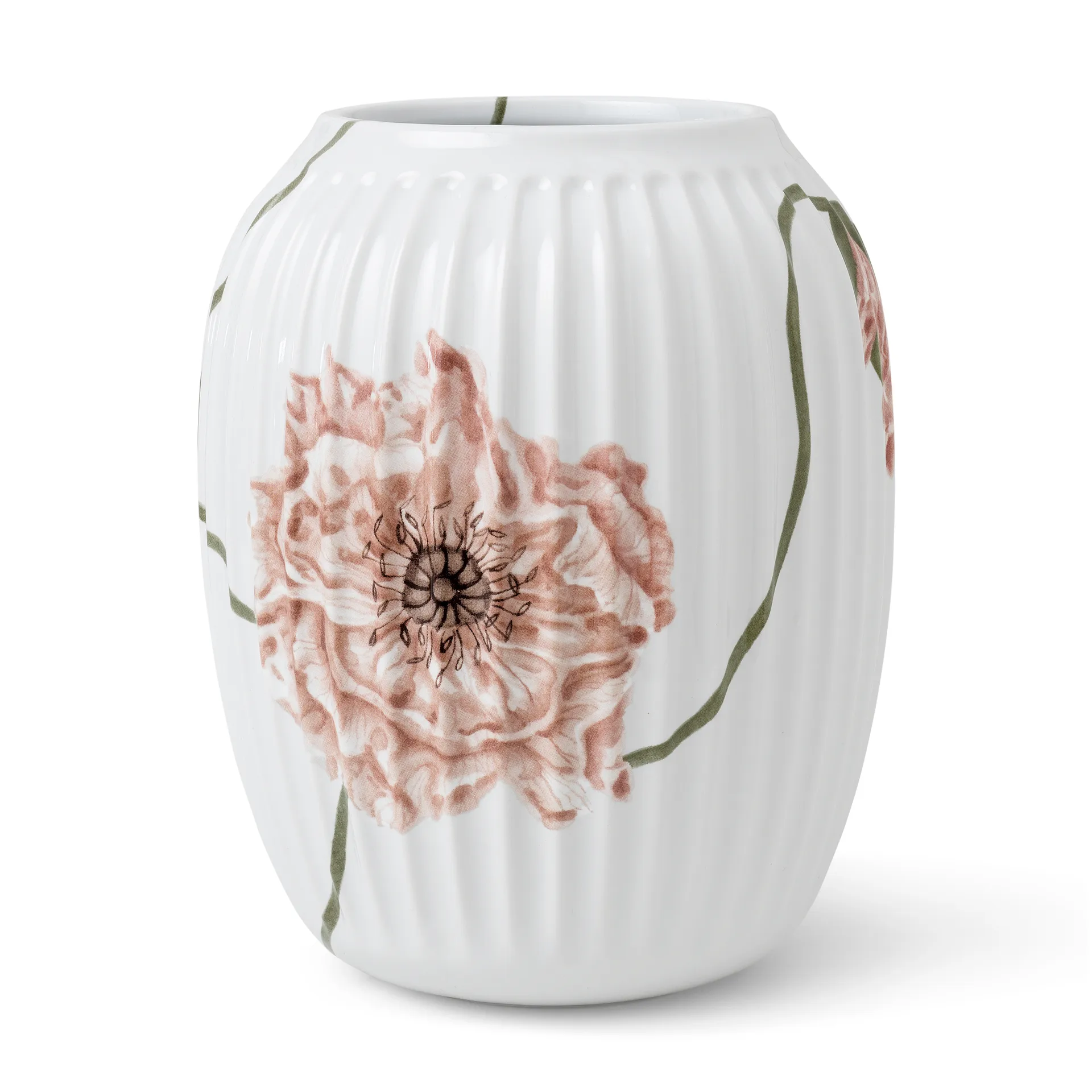 Vaso Hammershøi Poppy 21 cm, branco Kähler