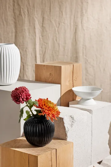 Vaso Hammershøi - Preto, pequeno 13 cm - Kähler