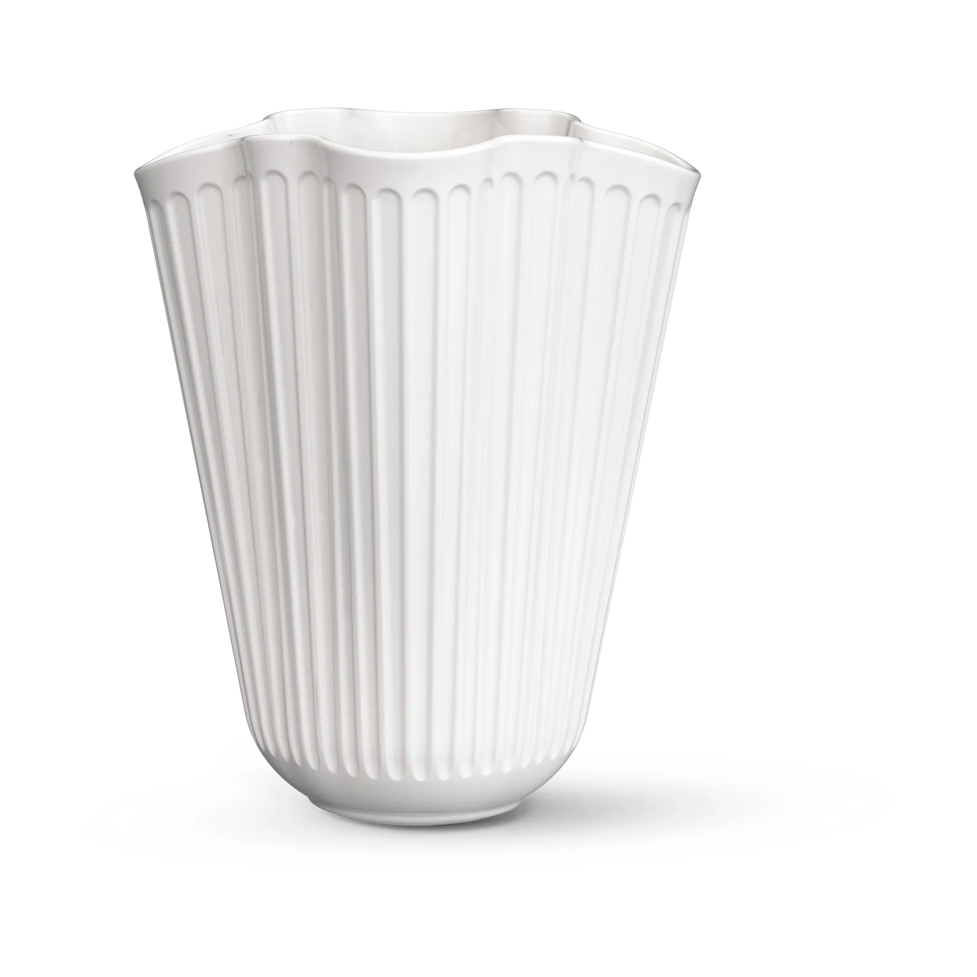 Vaso Hammershøi unfold 16,5 cm, Branco Kähler