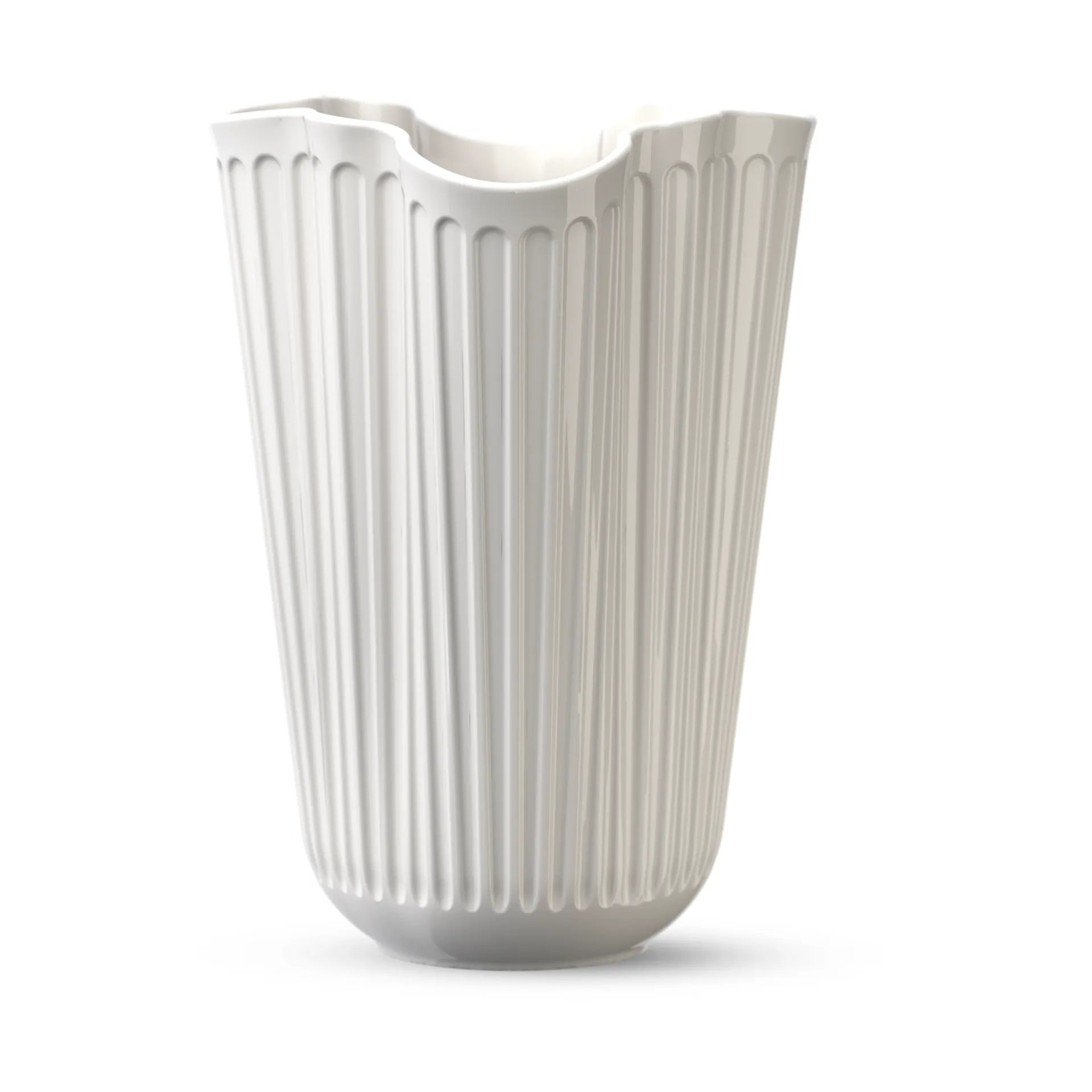 Vaso Hammershøi unfold 20,5 cm, Branco Kähler