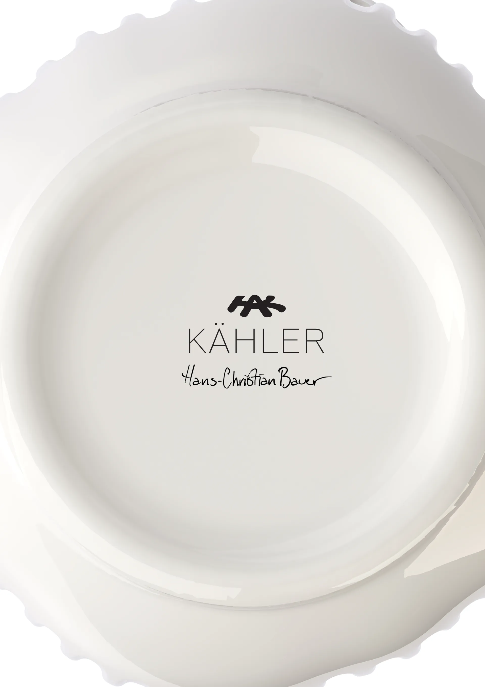 Vaso Hammershøi unfold 20,5 cm, Branco Kähler