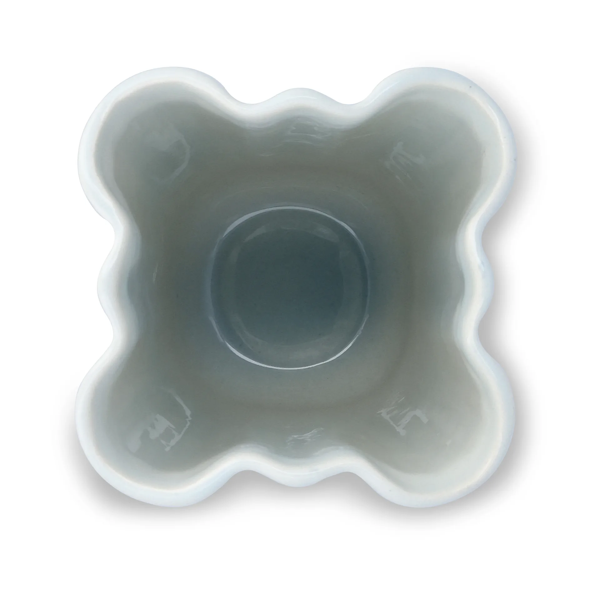 Vaso Hammershøi unfold, Azul, 16,5 cm Kähler