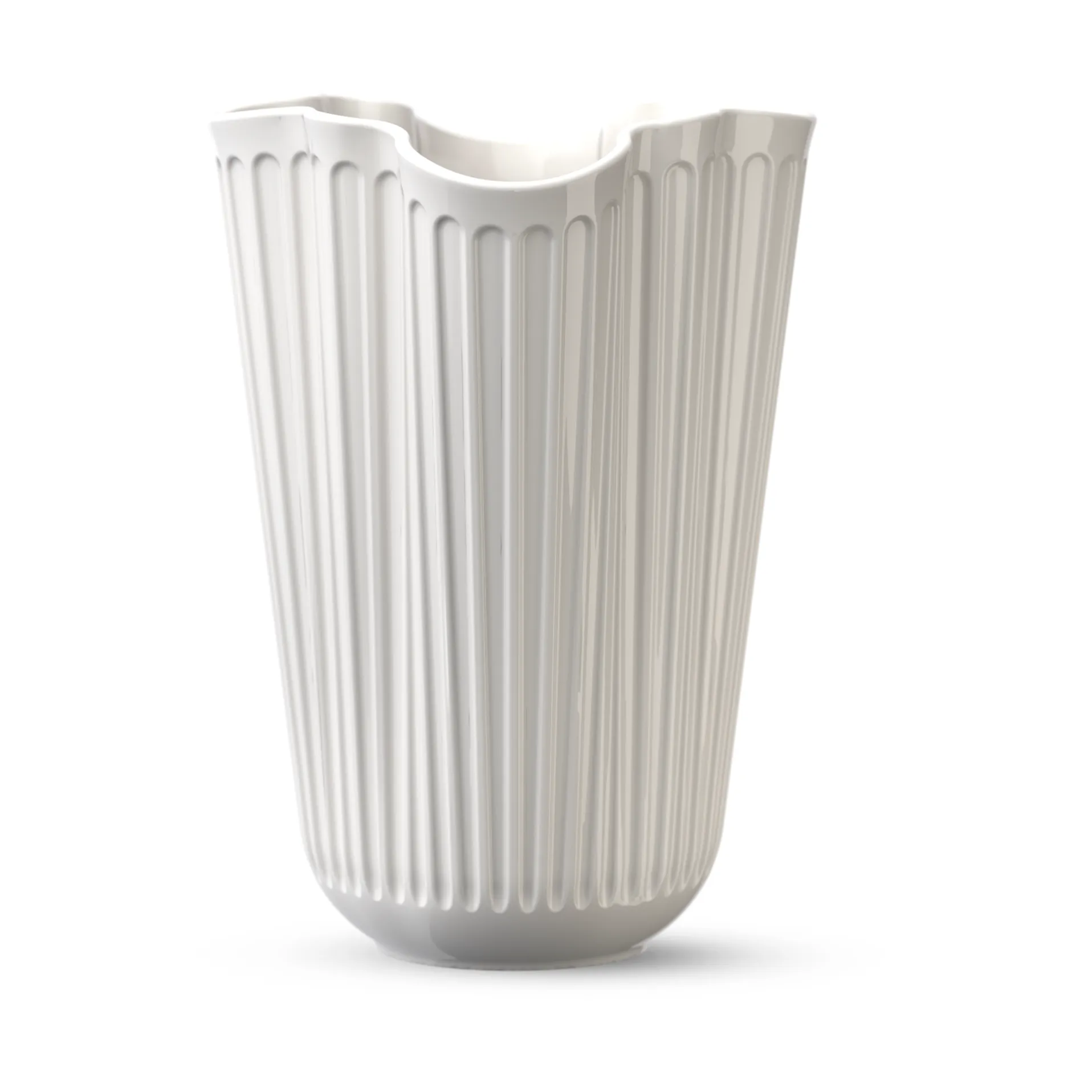 Vaso Hammershøi unfold, Branco, 16,5 cm Kähler