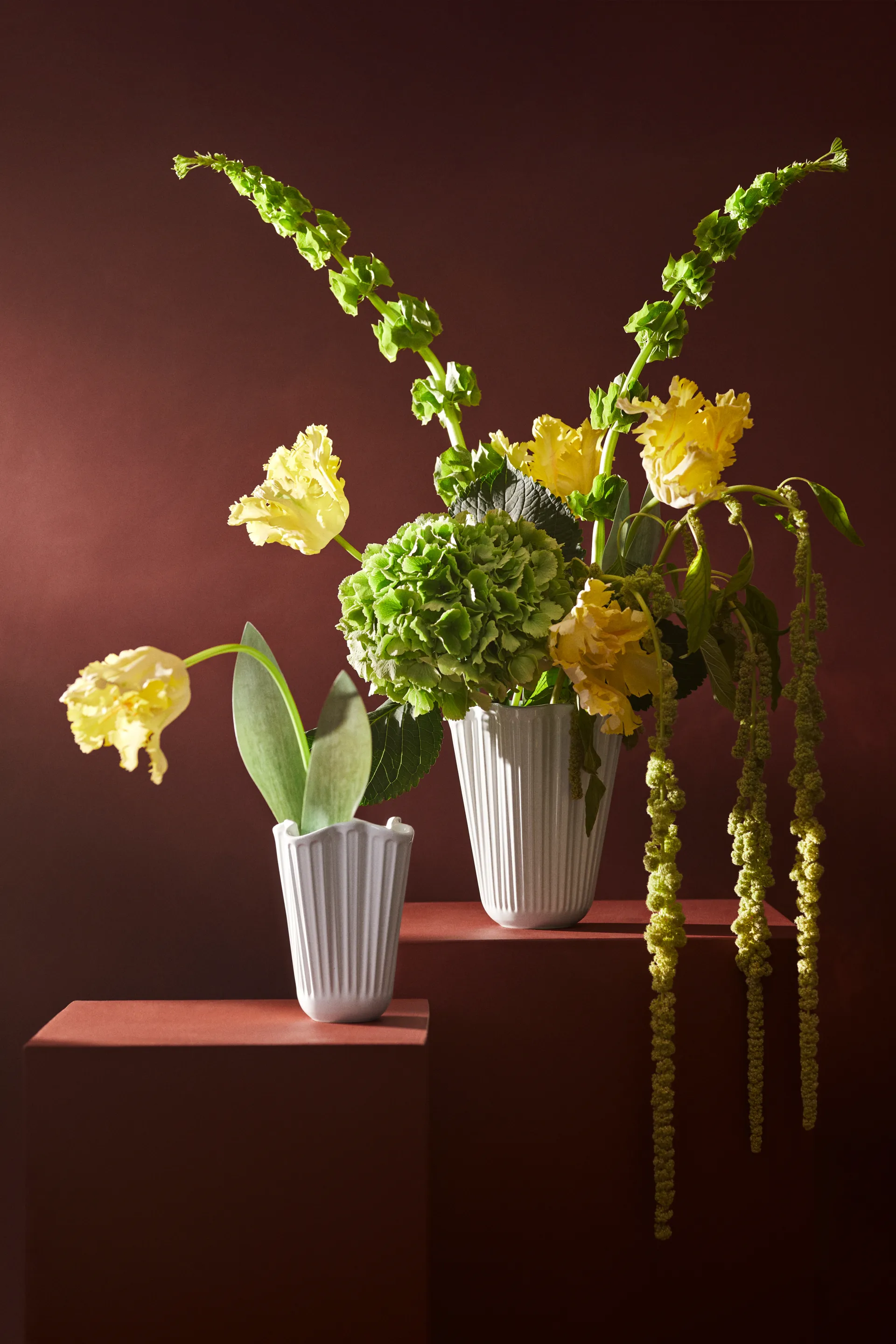 Vaso Hammershøi unfold, Branco, 16,5 cm Kähler