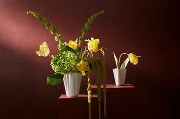 Vaso Hammershøi unfold - Branco, 16,5 cm - Kähler