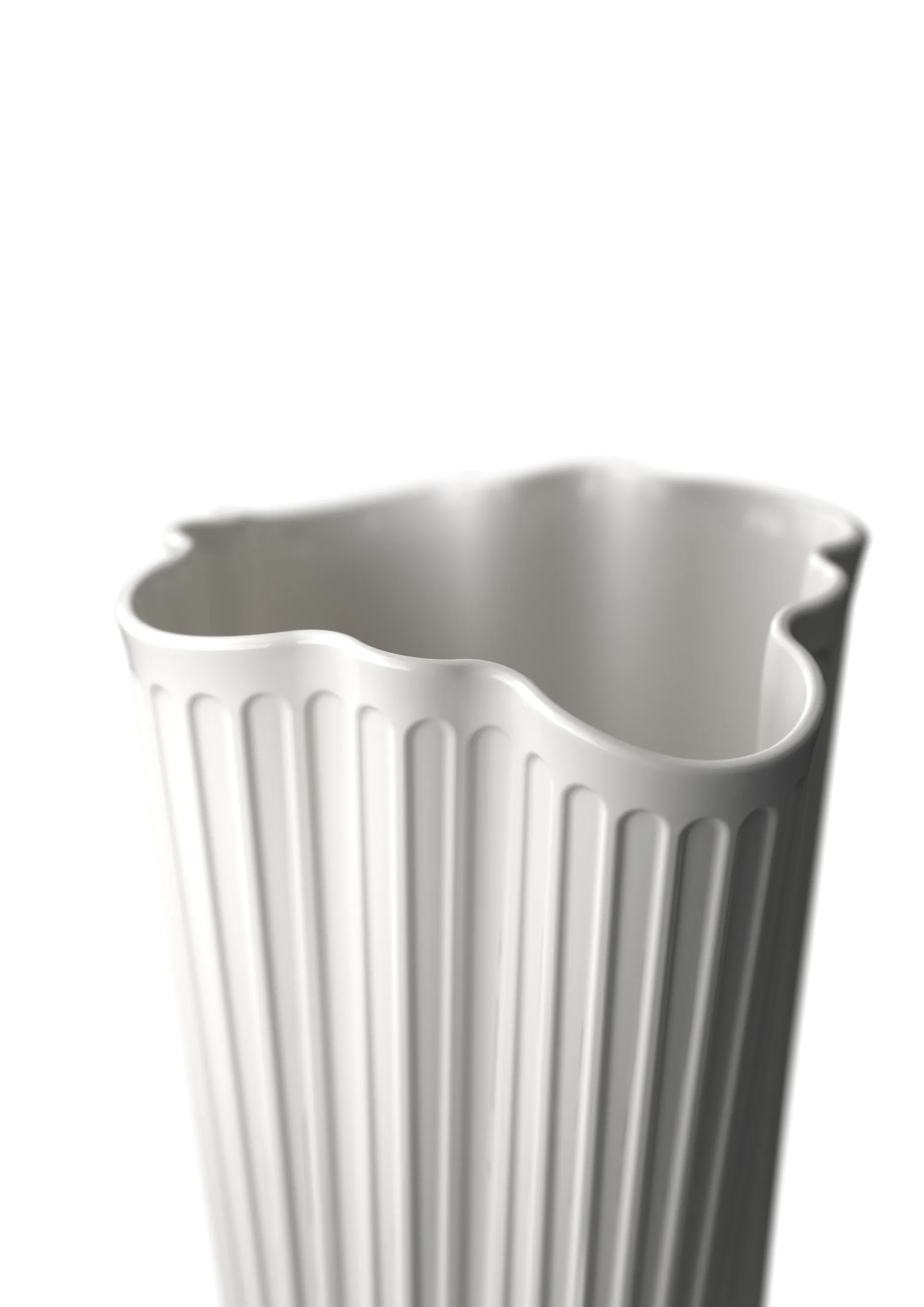 Vaso Hammershøi unfold, Branco, 20,5 cm Kähler