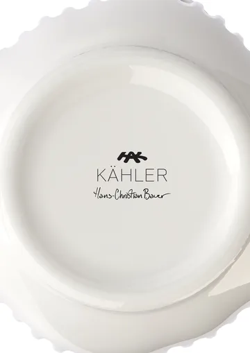 Vaso Hammershøi unfold - Branco, 20,5 cm - Kähler
