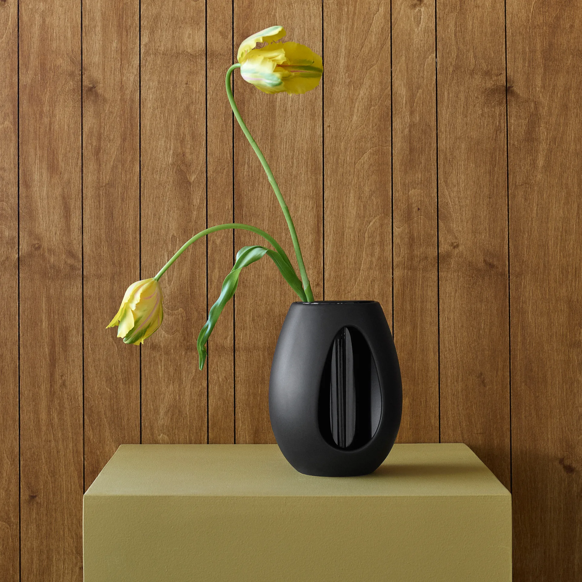 Vaso Kokong 22 cm, Brown Kähler
