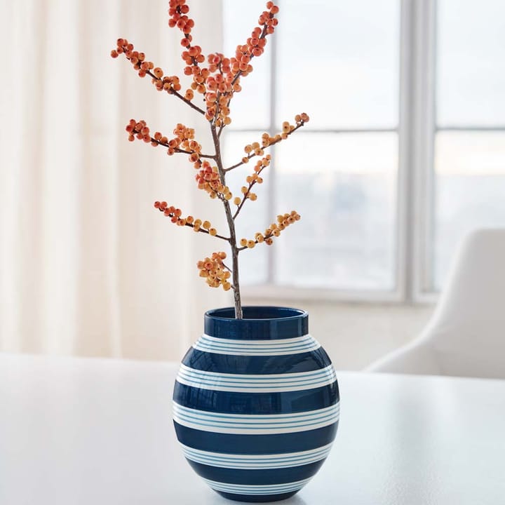 Vaso Omaggio Nuovo, azul escuro A20,5 cm Kähler