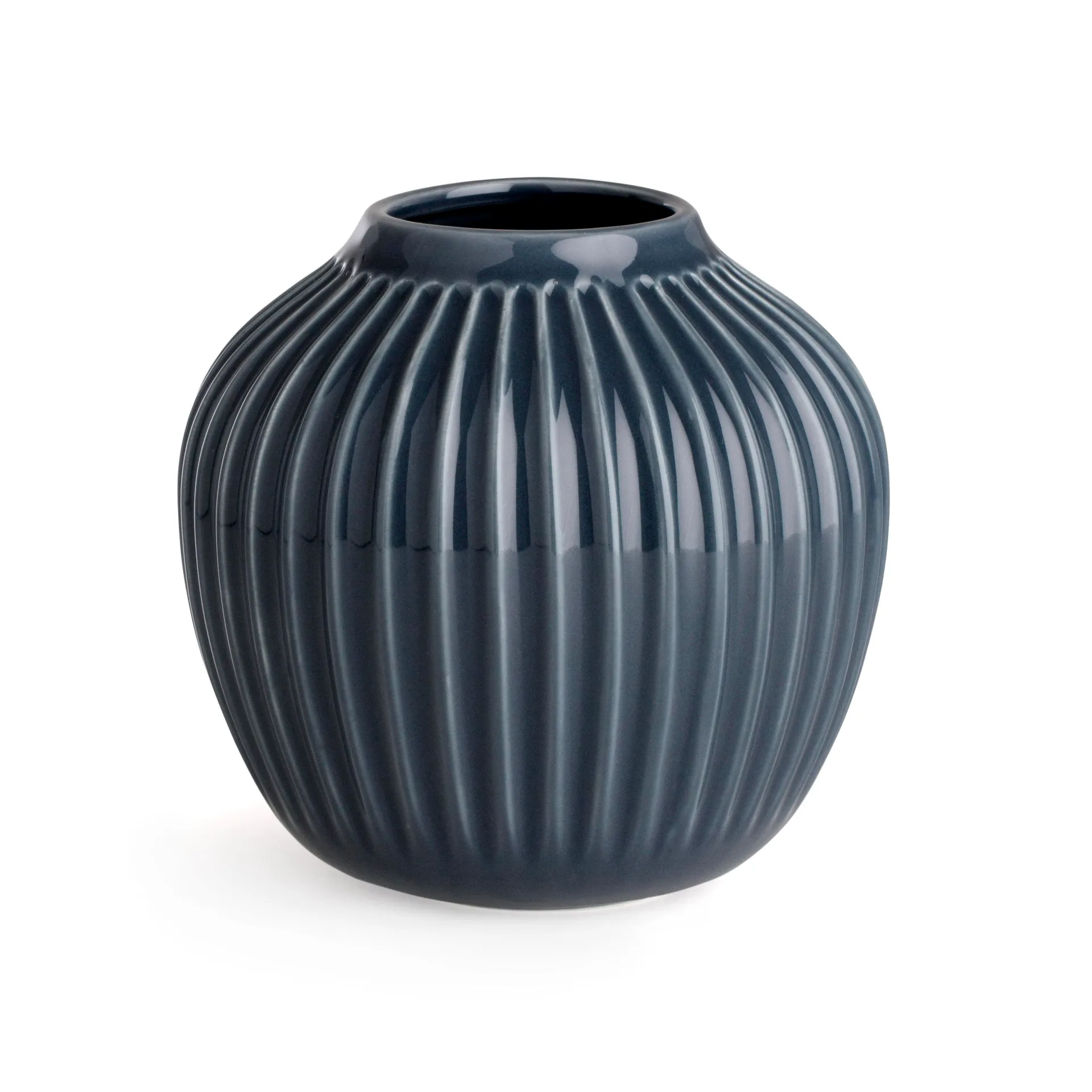 Vaso pequeno Hammershøi, cinza antracite Kähler