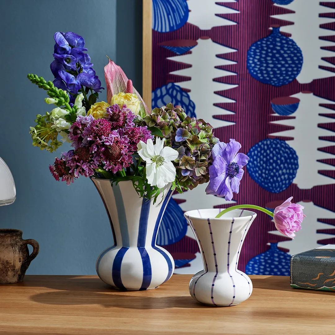 Vaso Signature 20 cm, Azul Kähler