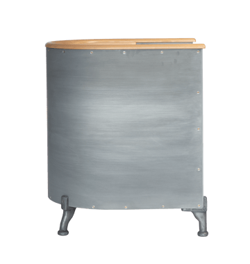 Aluminium Etch poltrona - Tärnsjö natural-etch alumínio-bétula - Källemo